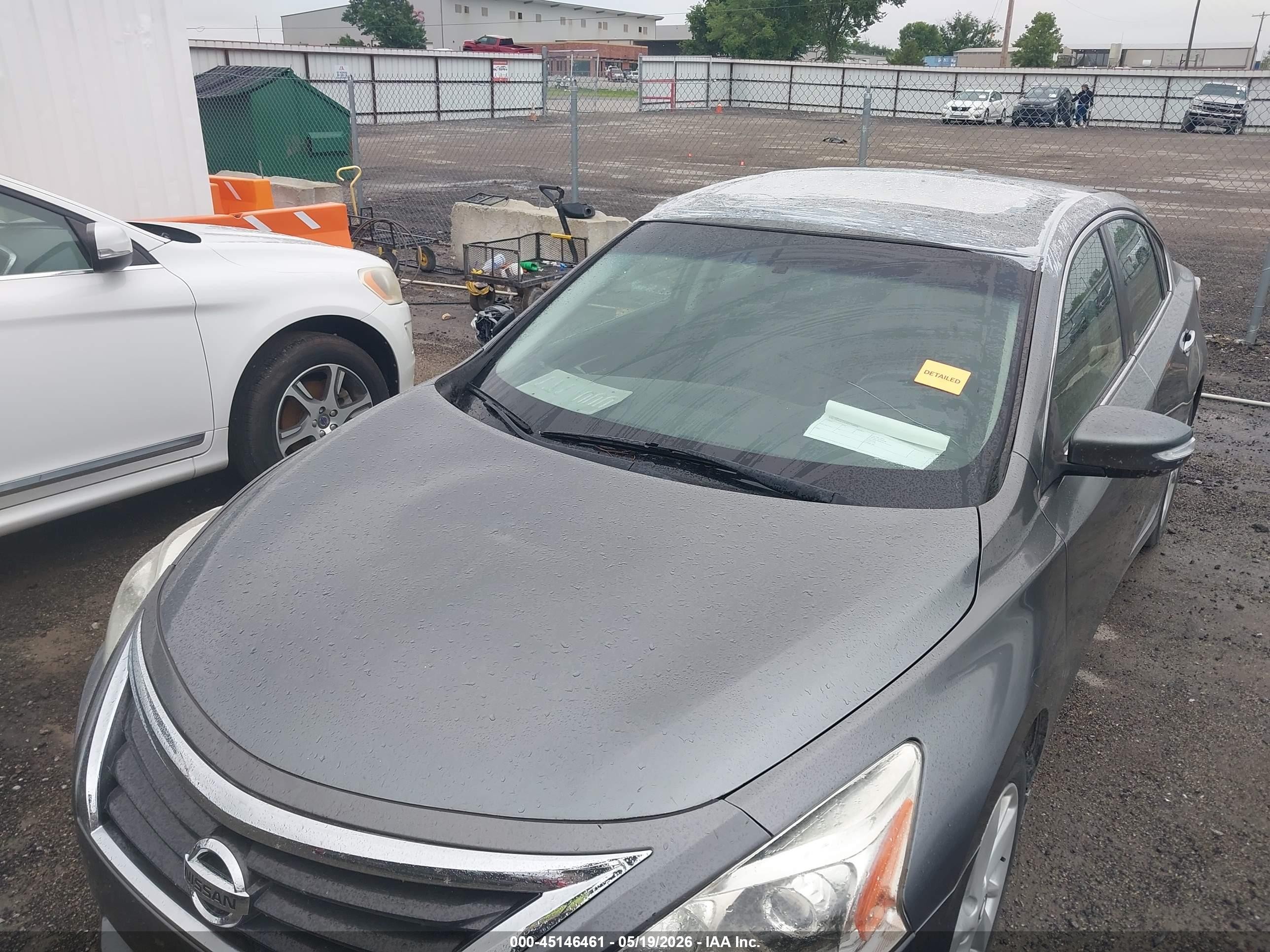 2015 Nissan Altima 2.5 Sl Gray vin: 1N4AL3AP6FC158476
