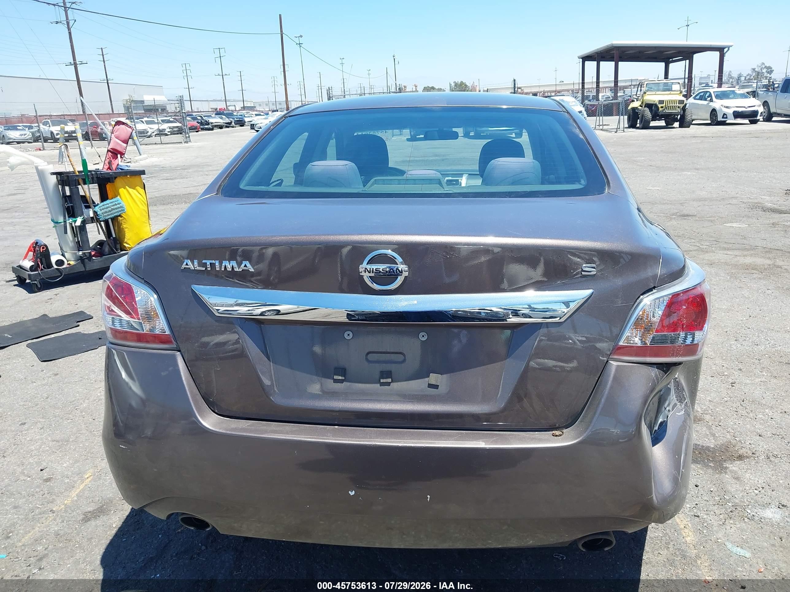 2015 Nissan Altima 2.5 S Brown vin: 1N4AL3AP6FC162043
