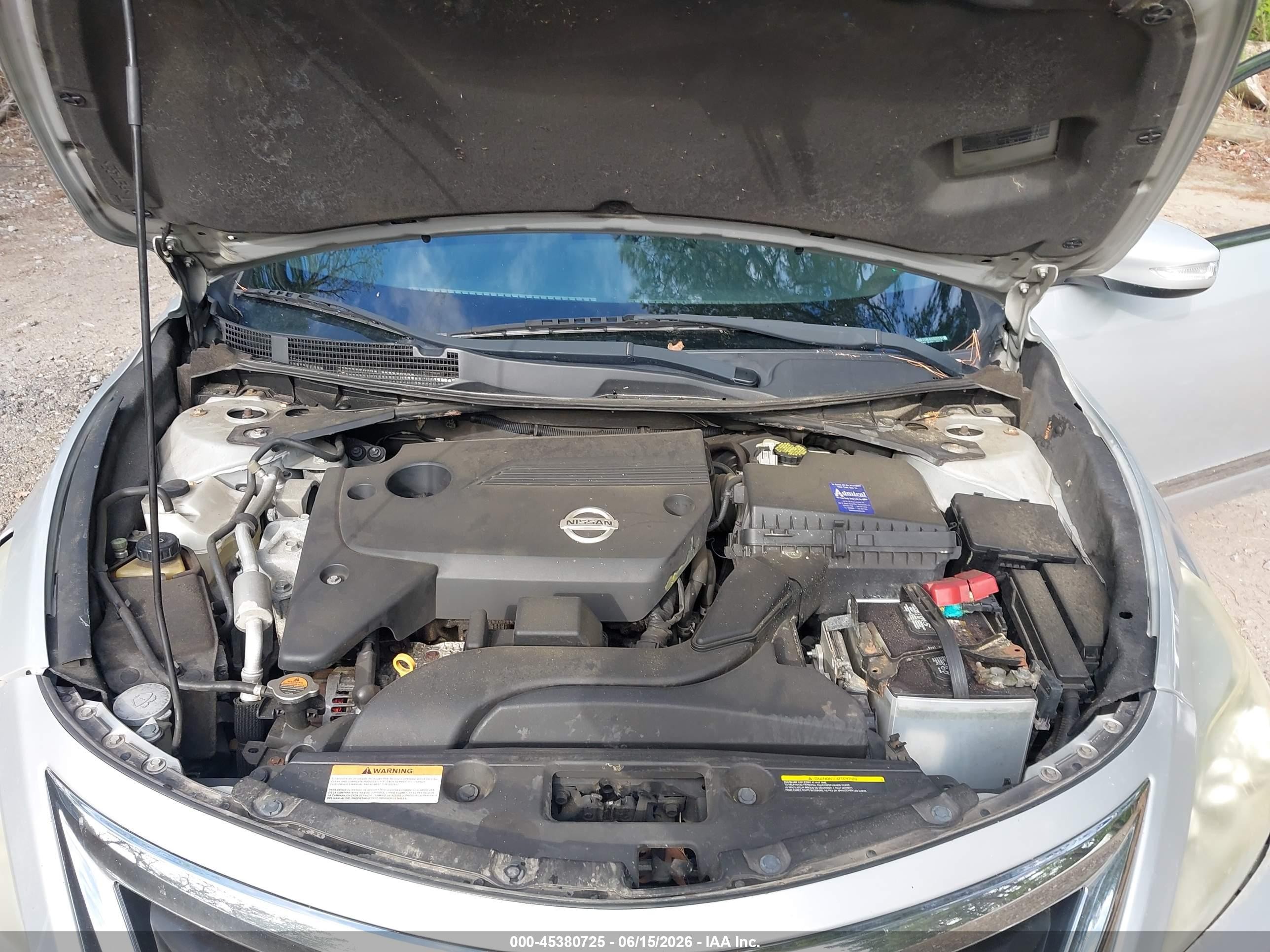 2015 Nissan Altima 2.5 Sv Silver vin: 1N4AL3AP6FC168134