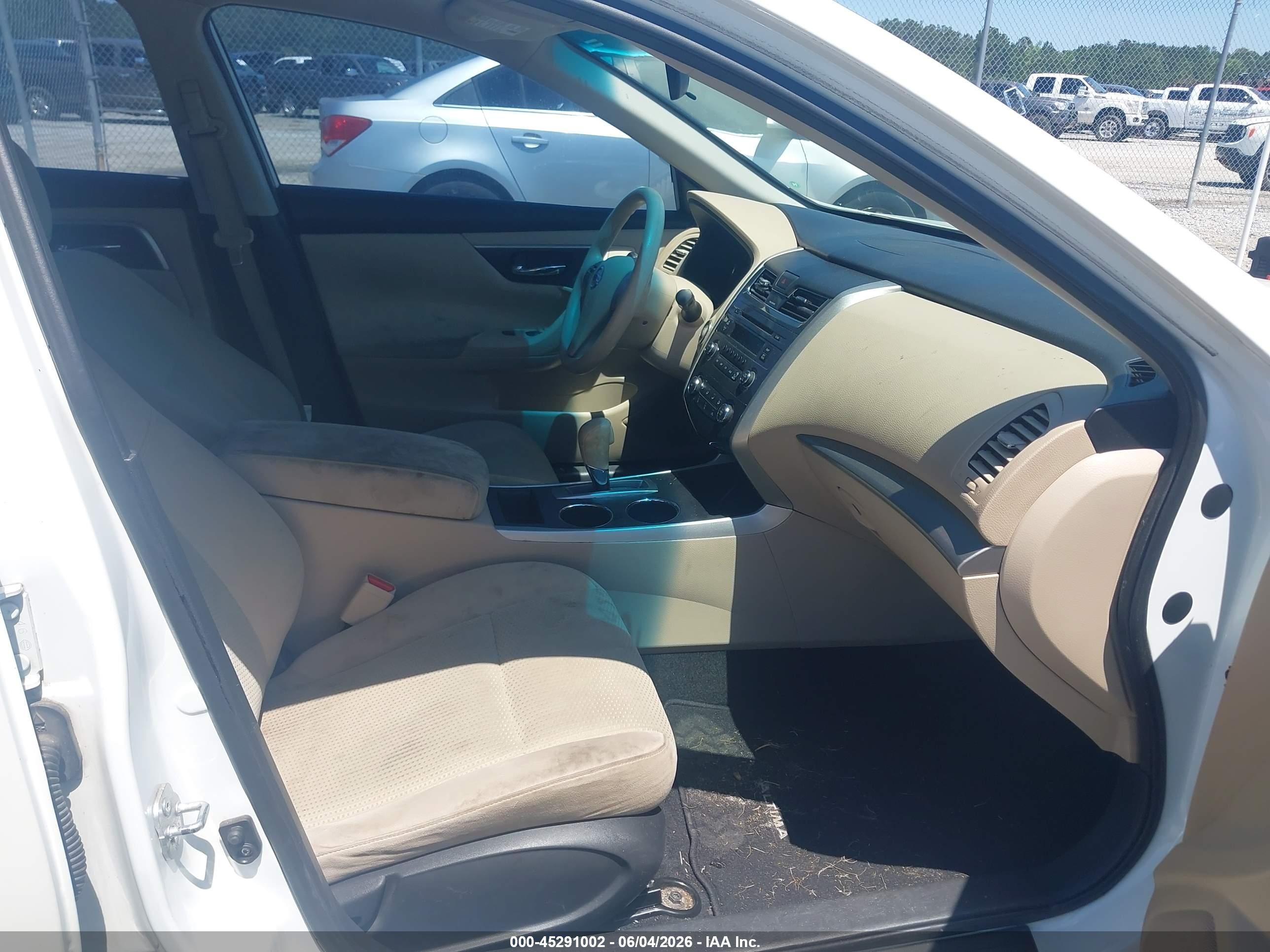 2015 Nissan Altima 2.5 White vin: 1N4AL3AP6FC180168