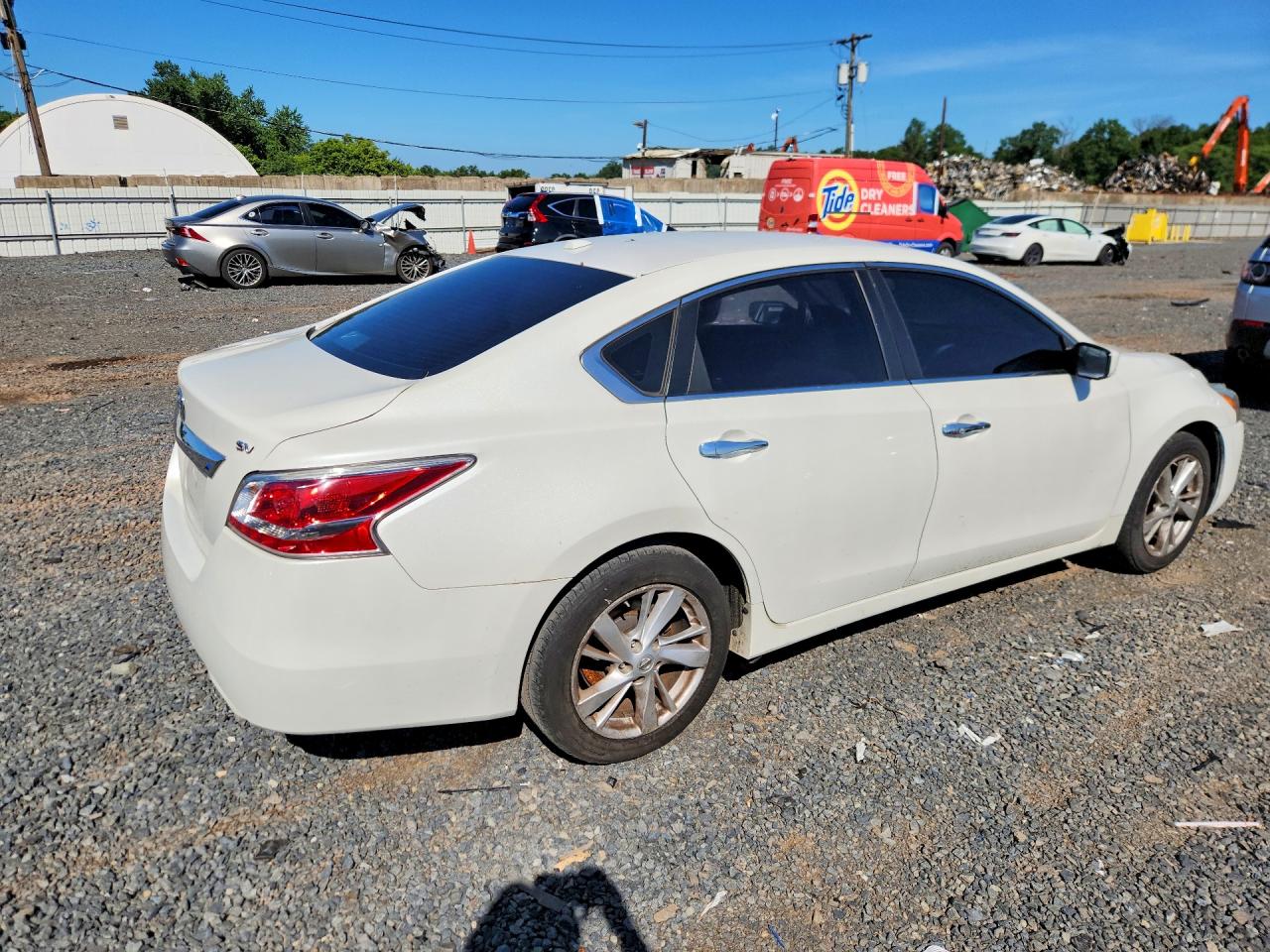 2015 Nissan Altima 2.5 Sv White vin: 1N4AL3AP6FC187346