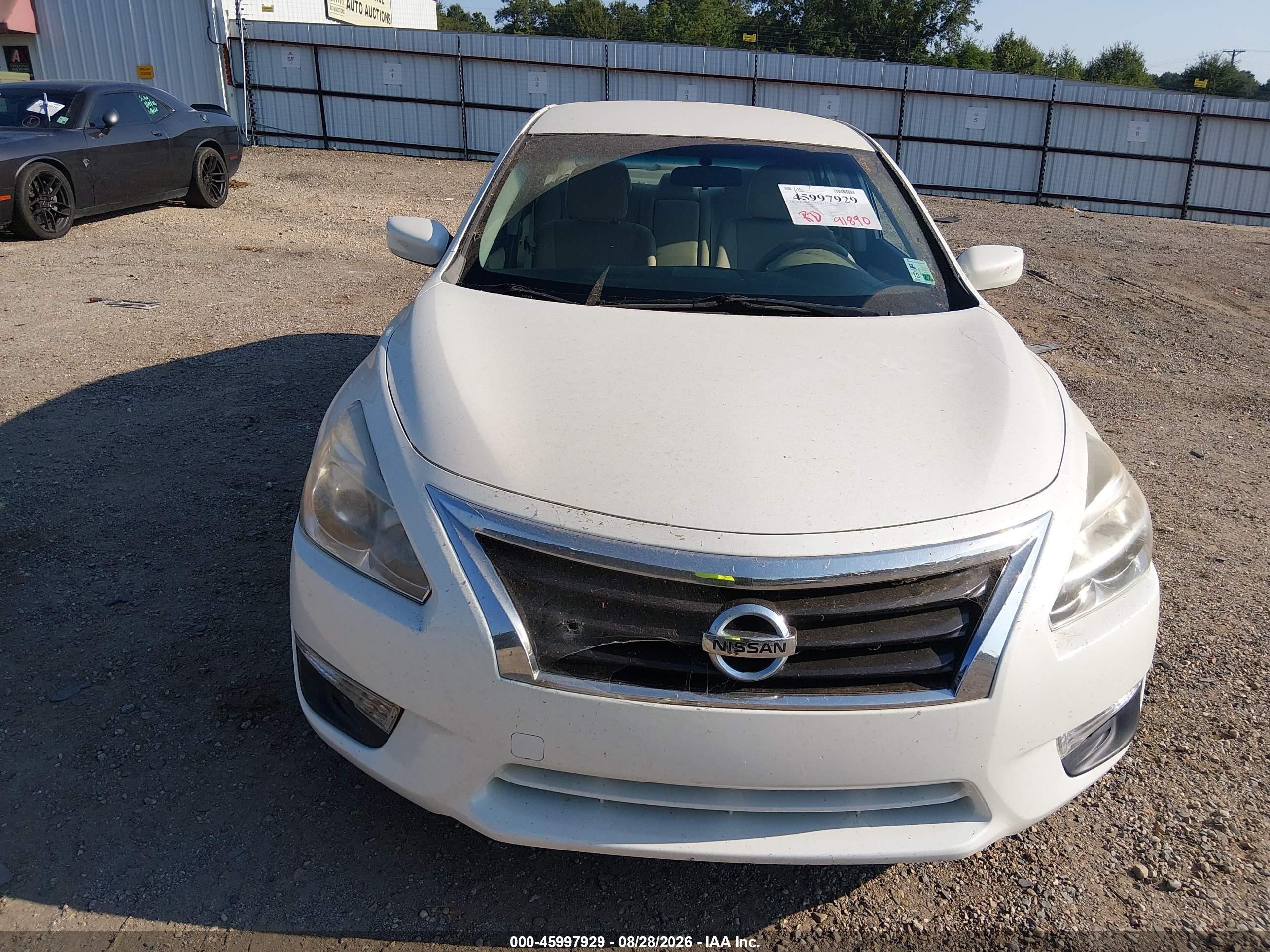 2015 Nissan Altima 2.5 S White vin: 1N4AL3AP6FC206879