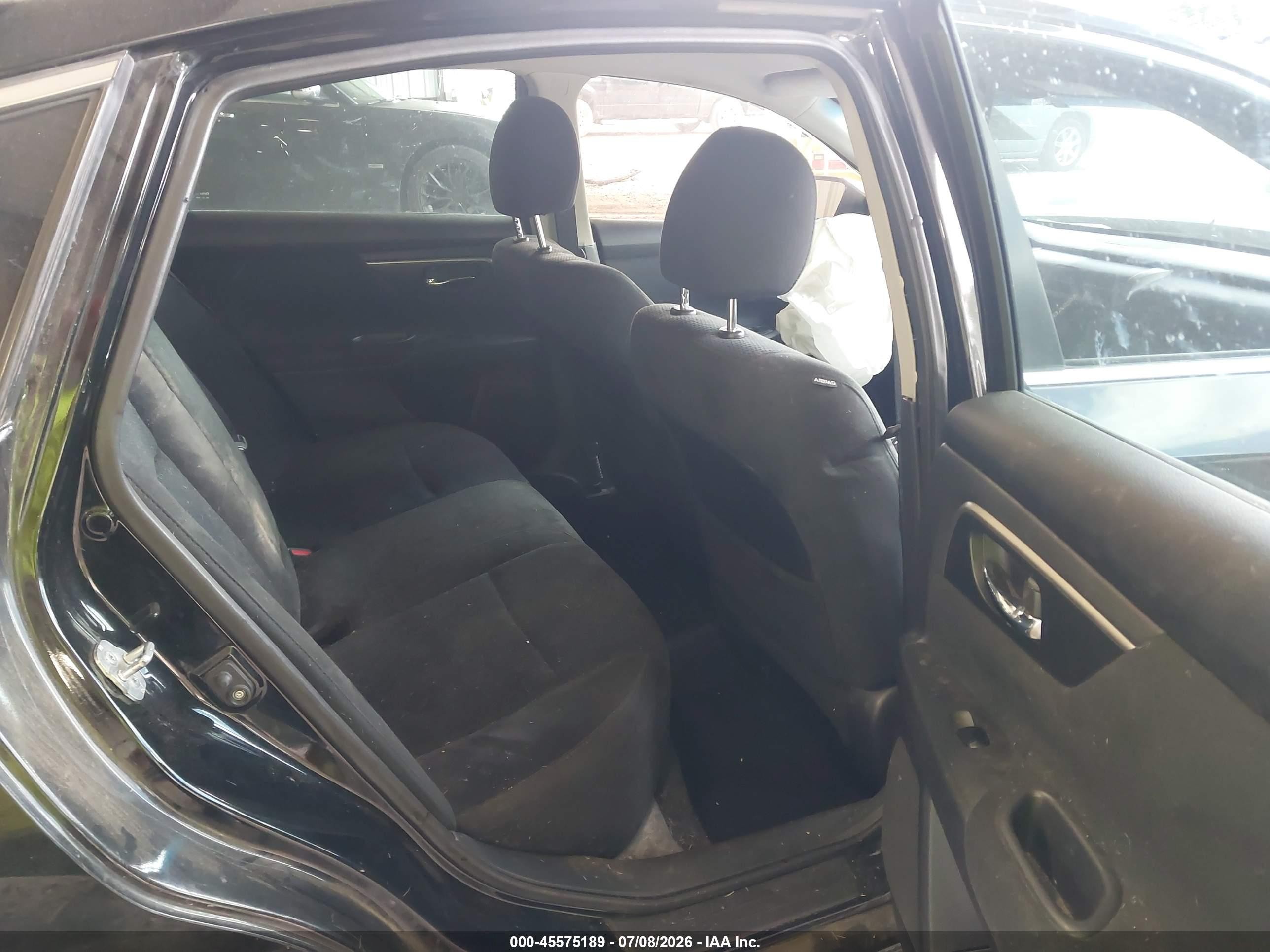 2015 Nissan Altima 2.5 S Black vin: 1N4AL3AP6FC213556