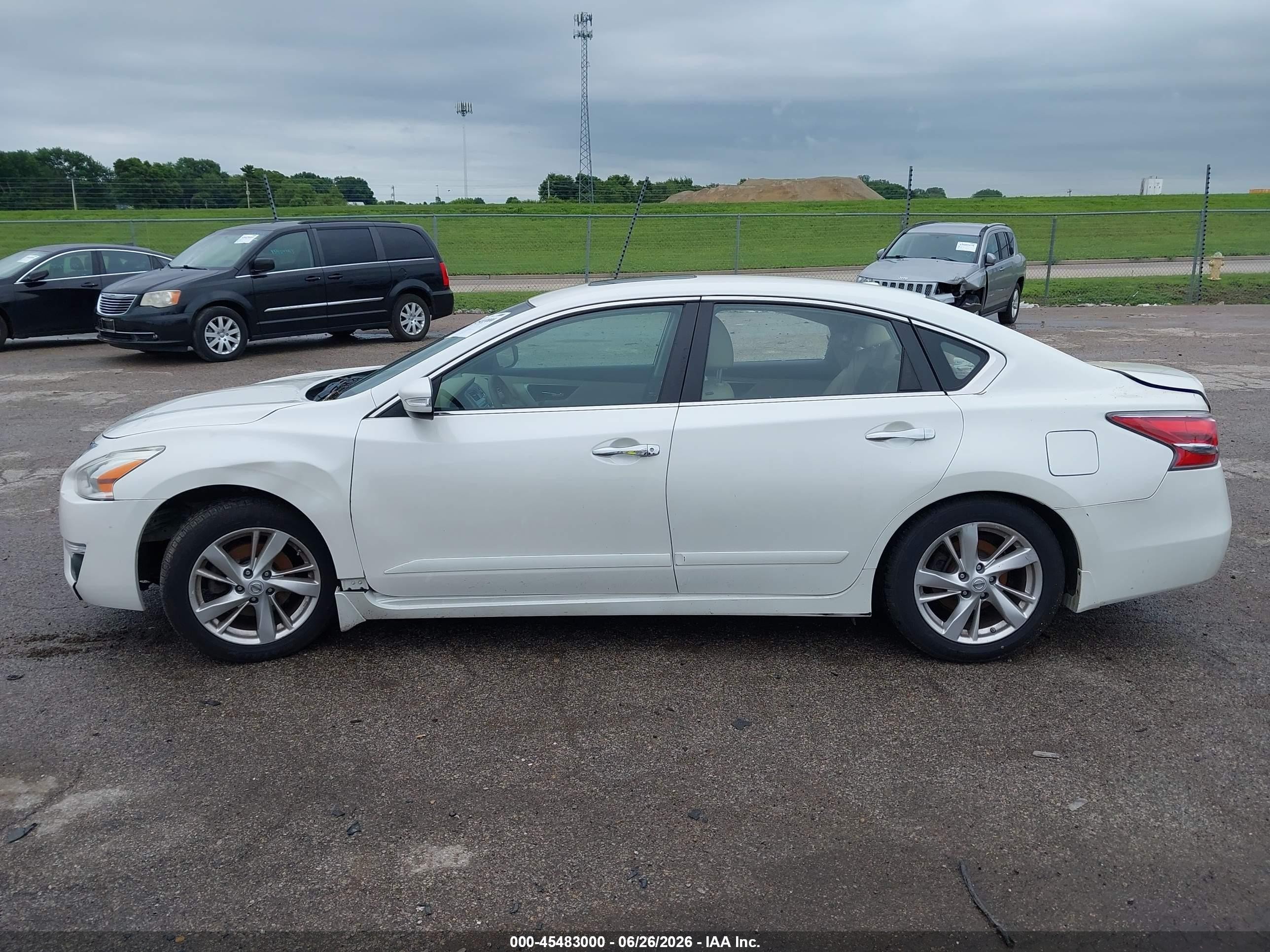 2015 Nissan Altima 2.5 Sl White vin: 1N4AL3AP6FC214125