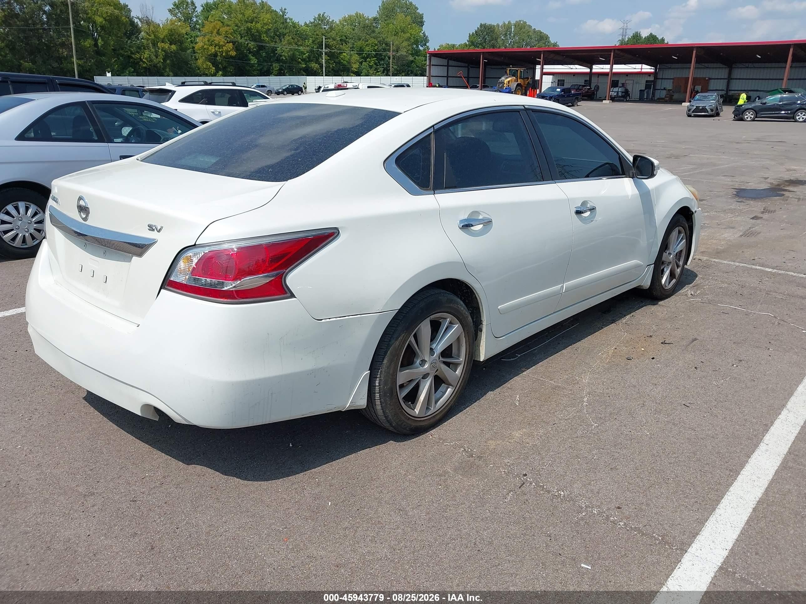 2015 Nissan Altima 2.5 Sv White vin: 1N4AL3AP6FC218532