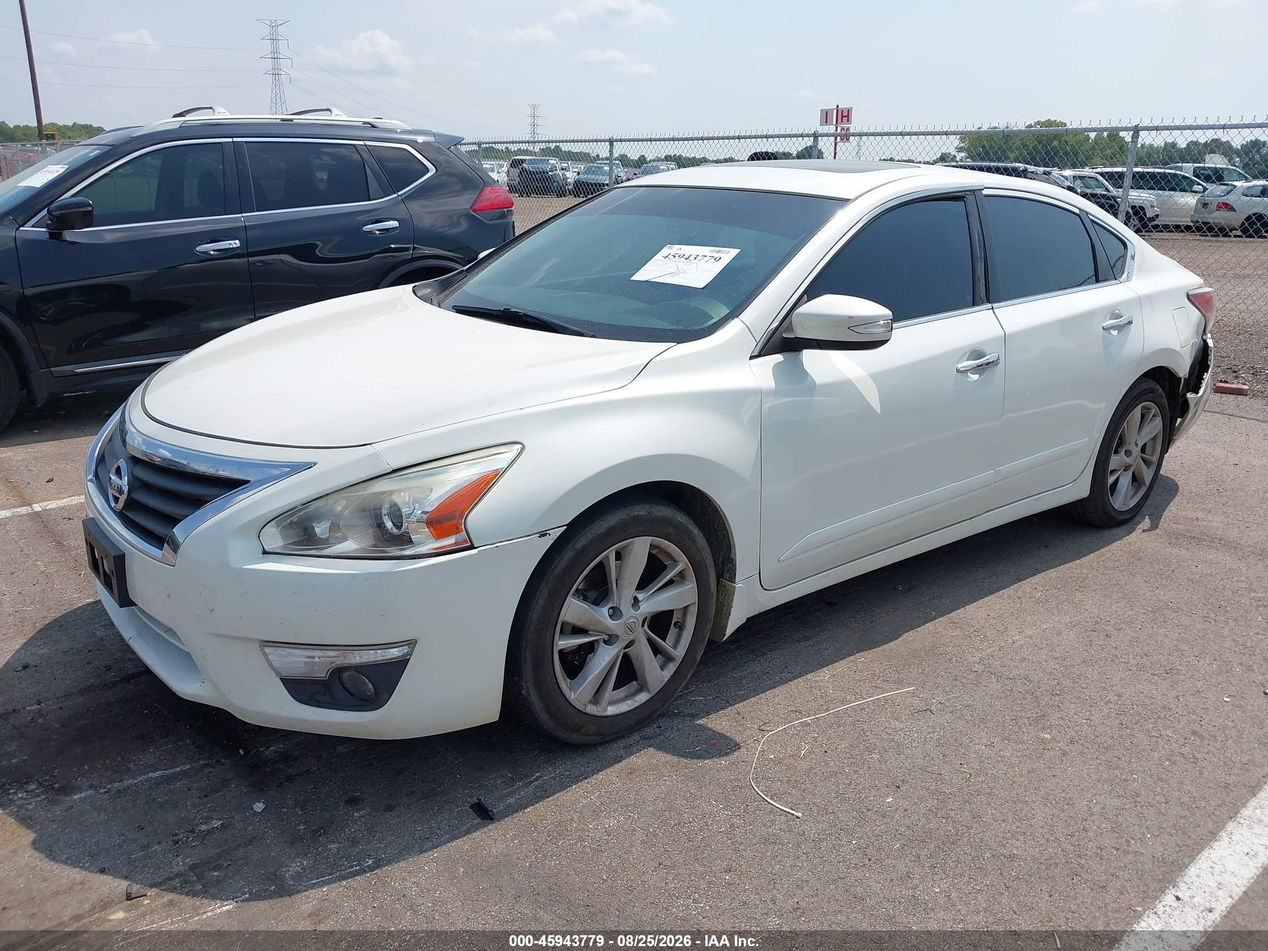 2015 Nissan Altima 2.5 Sv White vin: 1N4AL3AP6FC218532