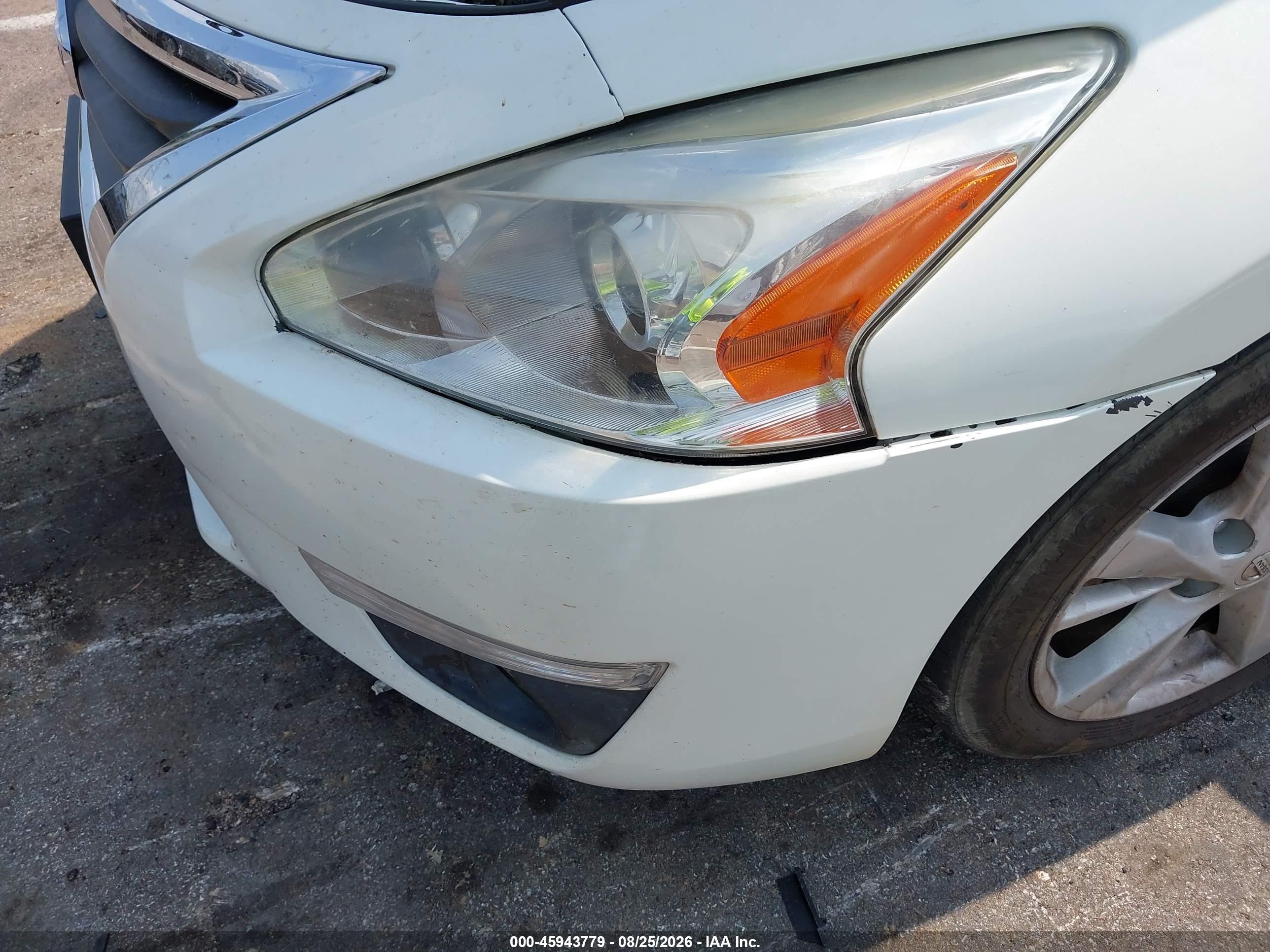2015 Nissan Altima 2.5 Sv White vin: 1N4AL3AP6FC218532