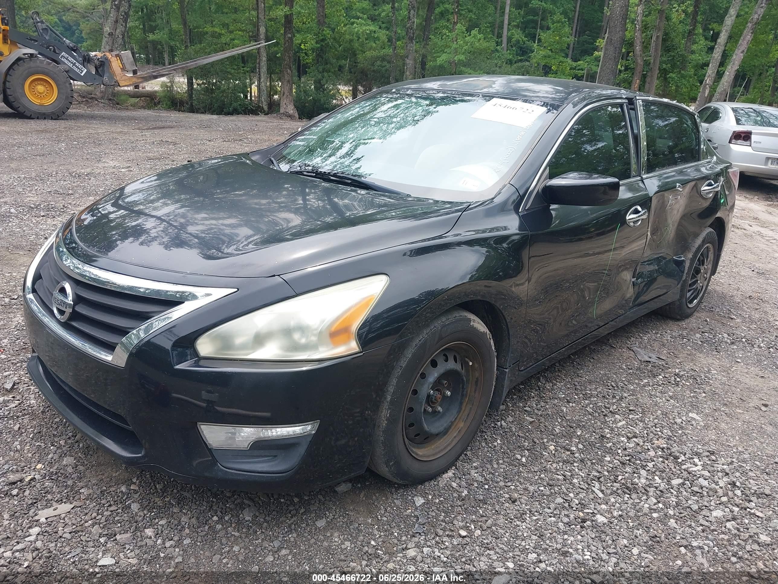 2015 Nissan Altima 2.5 S Black vin: 1N4AL3AP6FC258609