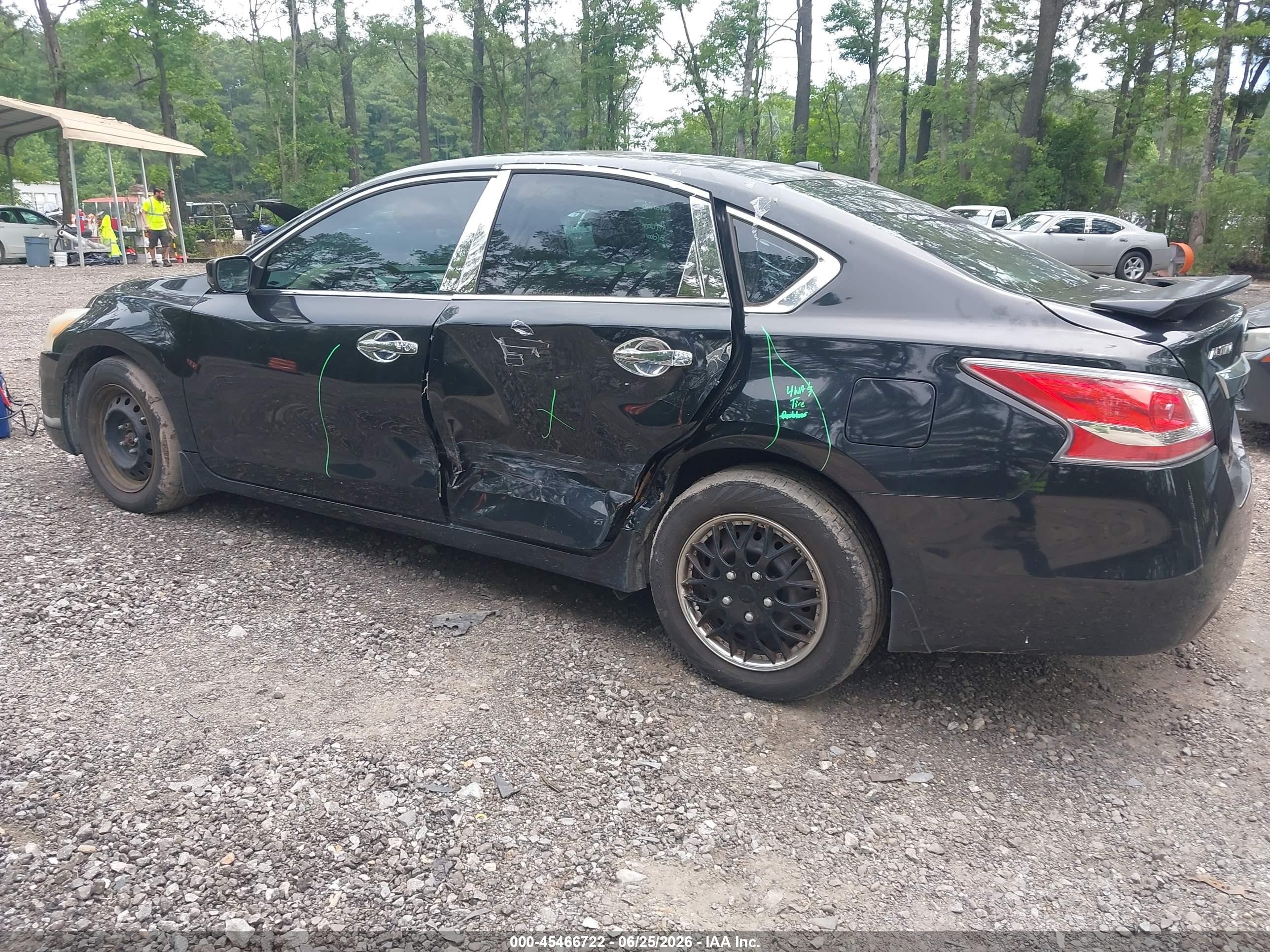 2015 Nissan Altima 2.5 S Black vin: 1N4AL3AP6FC258609