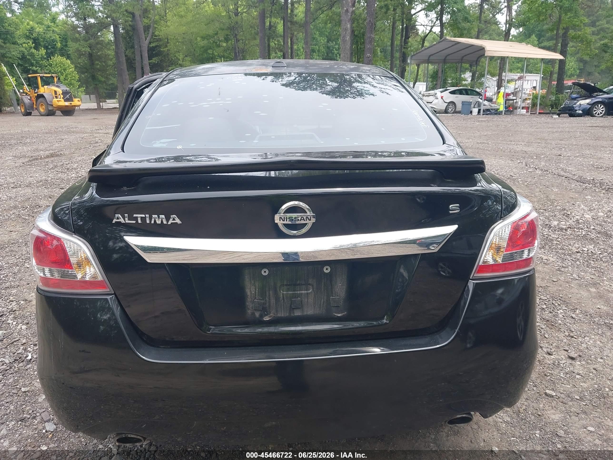 2015 Nissan Altima 2.5 S Black vin: 1N4AL3AP6FC258609