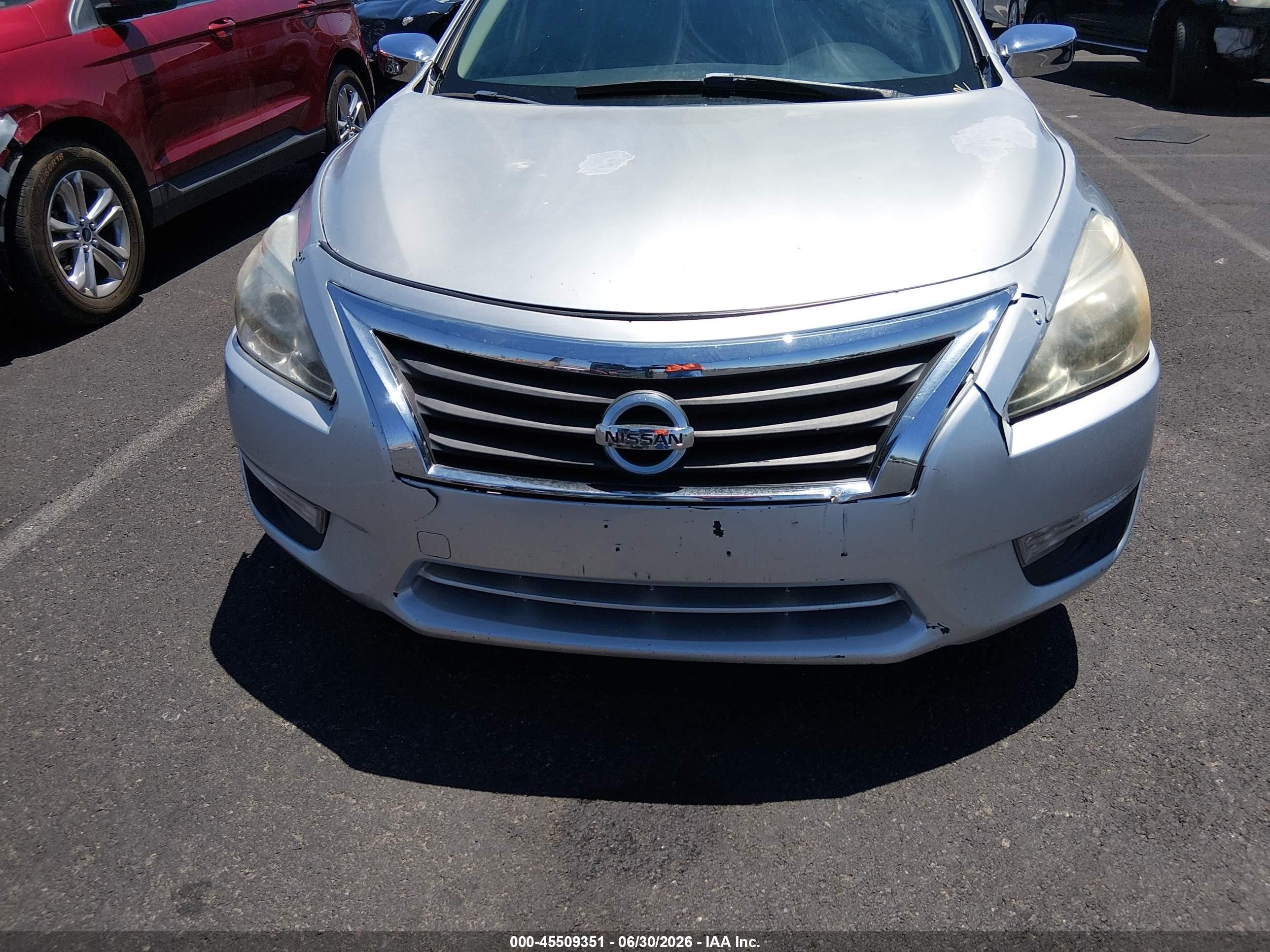 2015 Nissan Altima 2.5/2.5 S/2.5 Sl/2.5 Sv Silver vin: 1N4AL3AP6FC270016