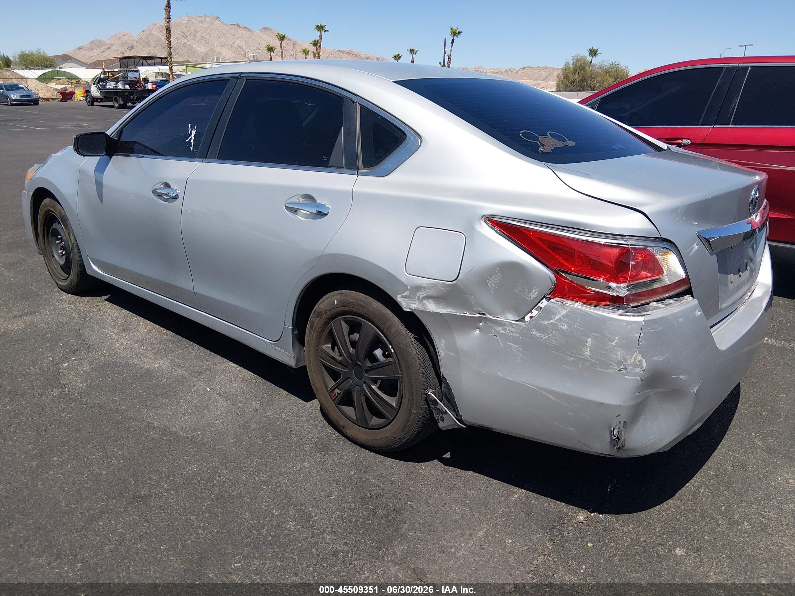 2015 Nissan Altima 2.5/2.5 S/2.5 Sl/2.5 Sv Silver vin: 1N4AL3AP6FC270016