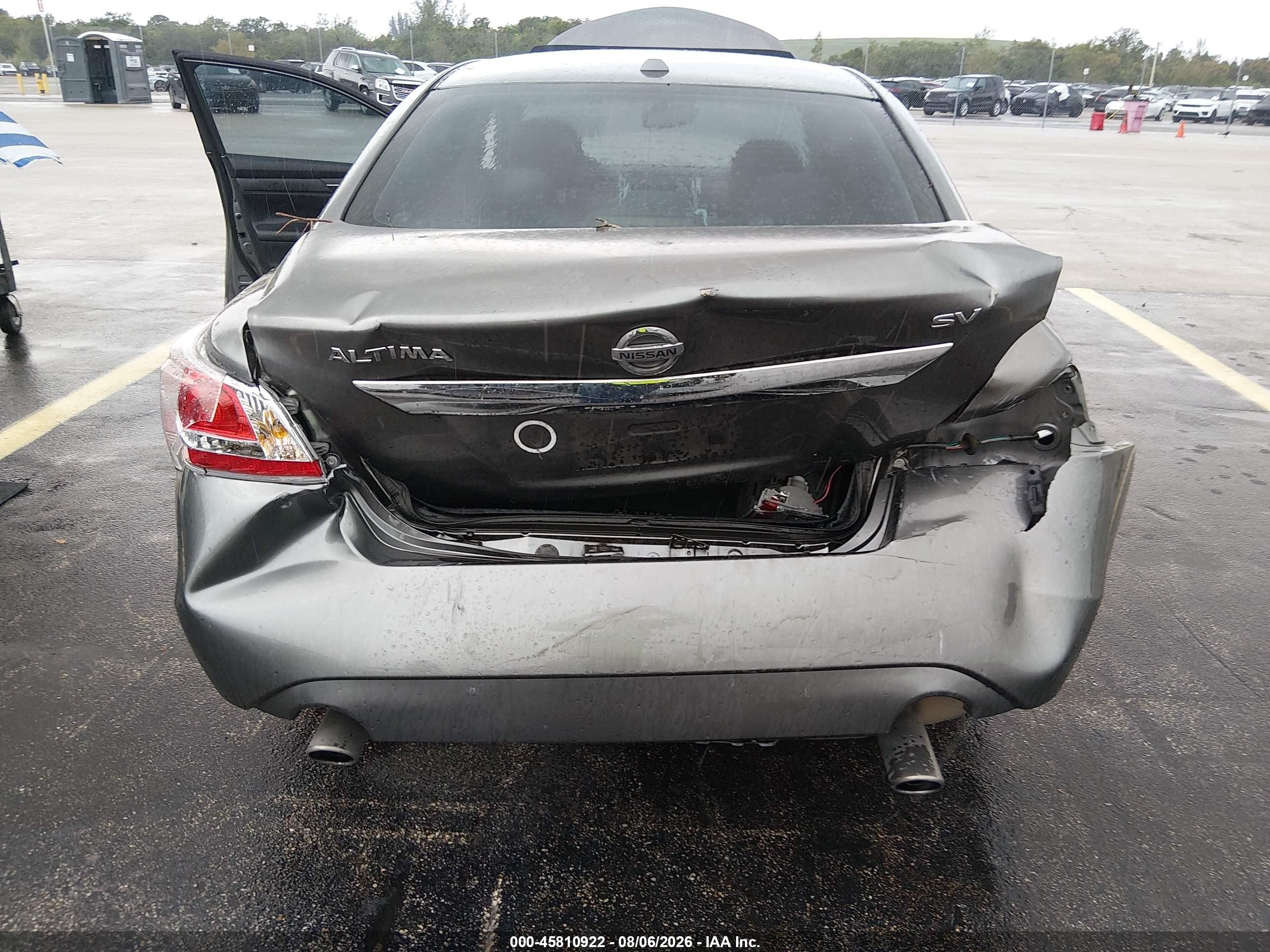 2015 Nissan Altima 2.5 Sv Gray vin: 1N4AL3AP6FC270193
