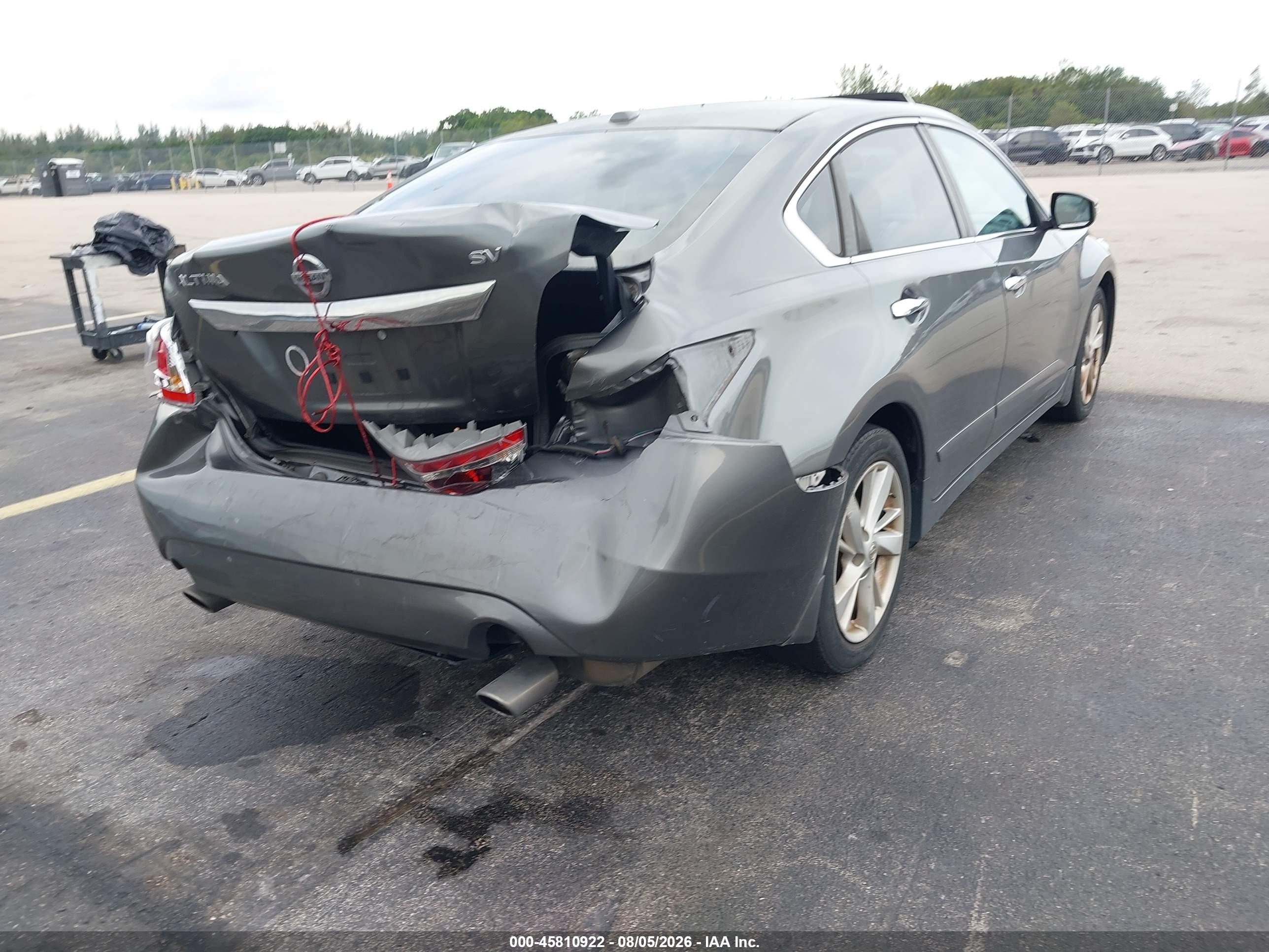 2015 Nissan Altima 2.5 Sv Gray vin: 1N4AL3AP6FC270193