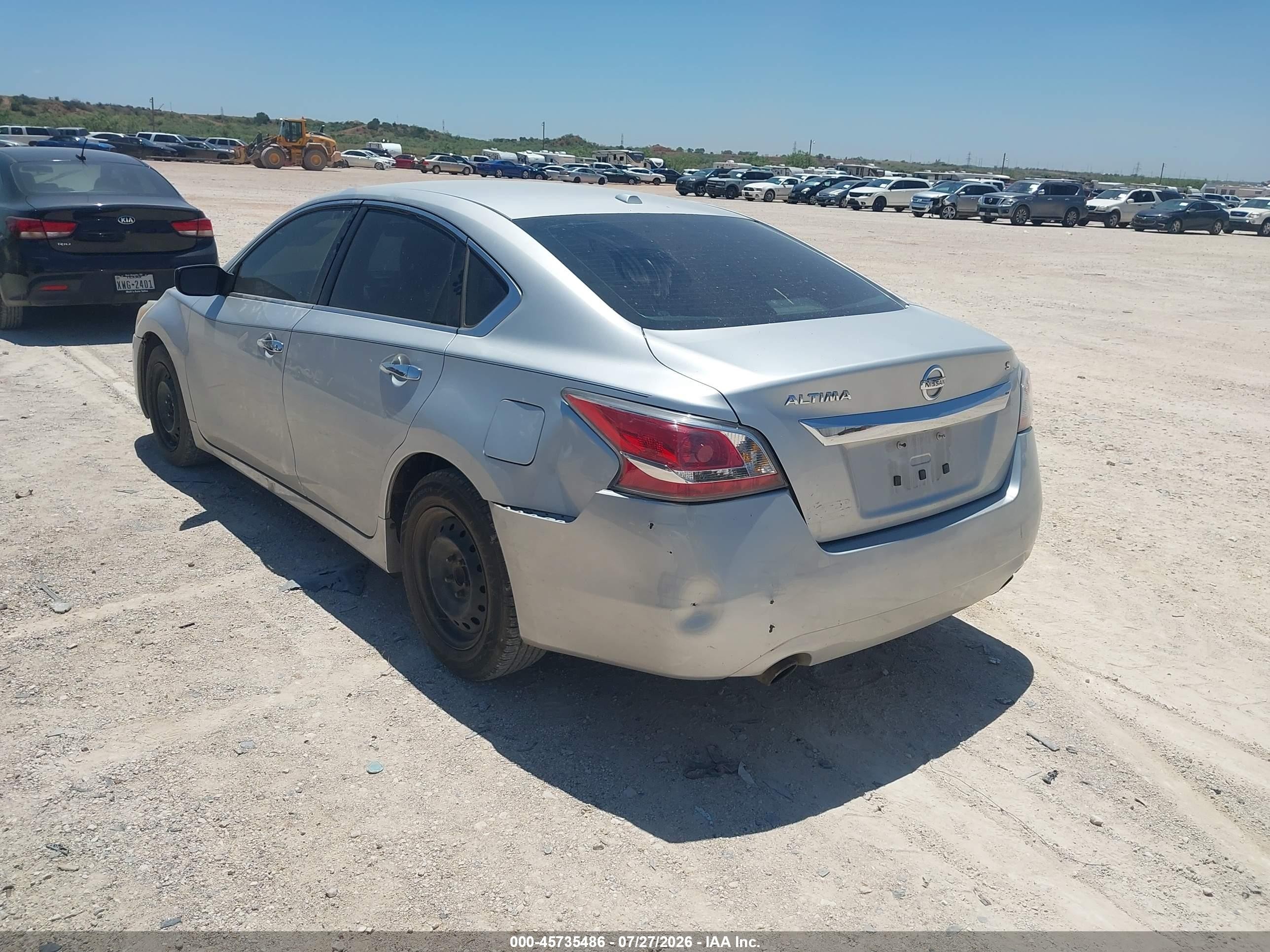 2015 Nissan Altima 2.5/2.5 S/2.5 Sl/2.5 Sv Silver vin: 1N4AL3AP6FC271456