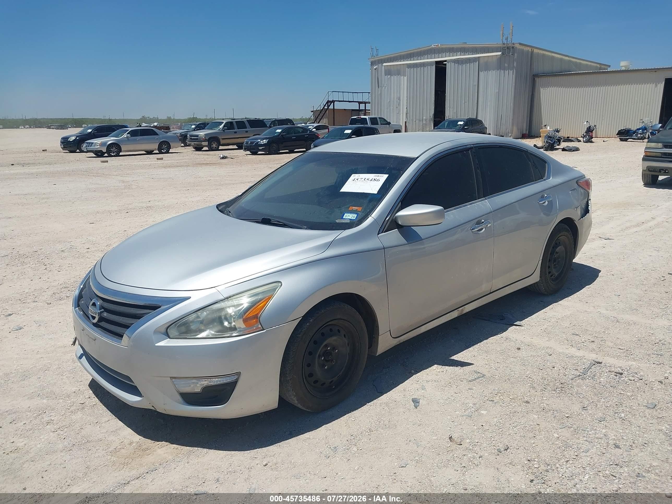2015 Nissan Altima 2.5/2.5 S/2.5 Sl/2.5 Sv Silver vin: 1N4AL3AP6FC271456