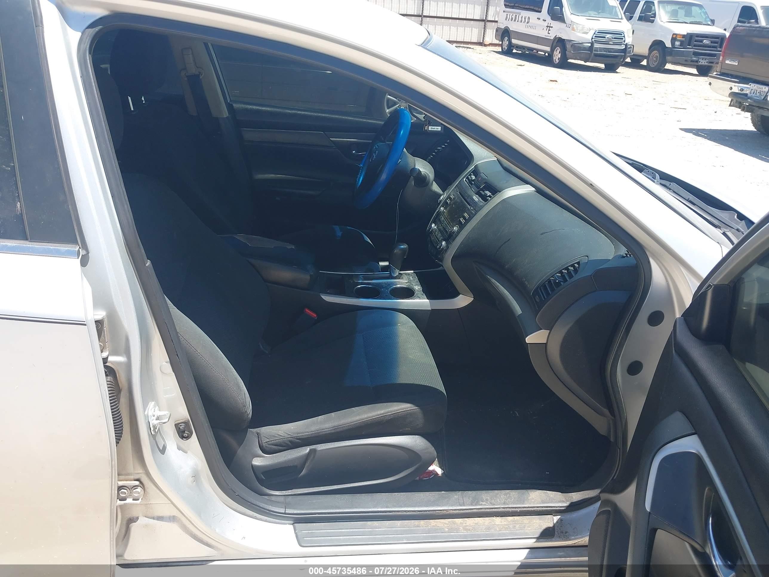 2015 Nissan Altima 2.5/2.5 S/2.5 Sl/2.5 Sv Silver vin: 1N4AL3AP6FC271456