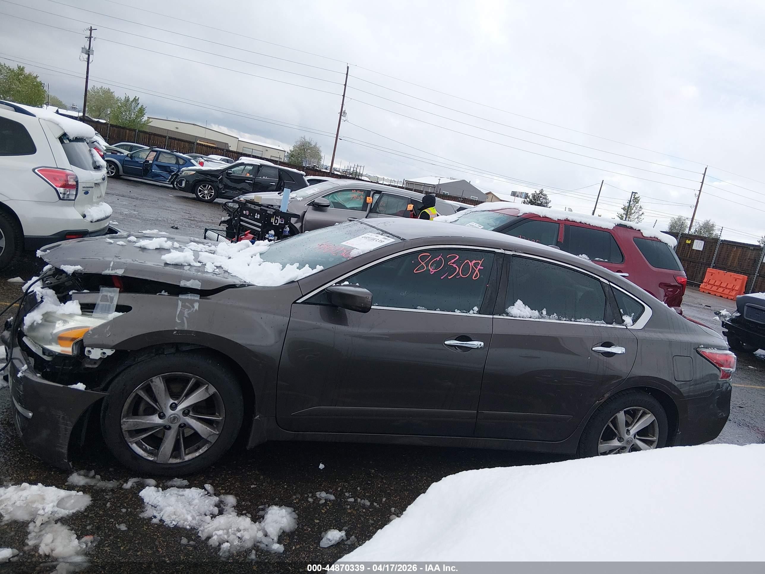 2015 Nissan Altima 2.5 Sv Champagne vin: 1N4AL3AP6FC272803