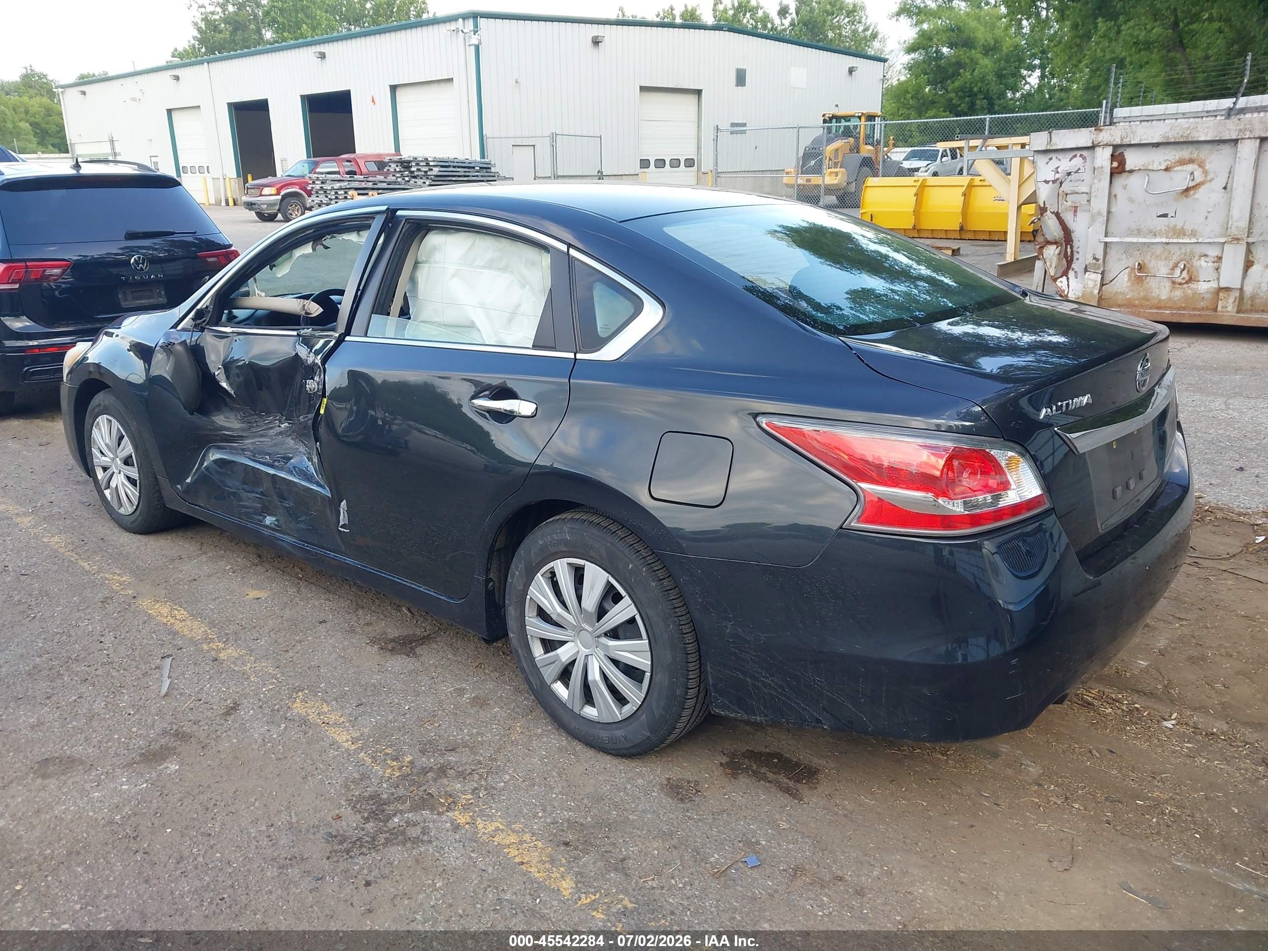 2015 Nissan Altima 2.5/2.5 S/2.5 Sl/2.5 Sv Dark Blue vin: 1N4AL3AP6FC283459