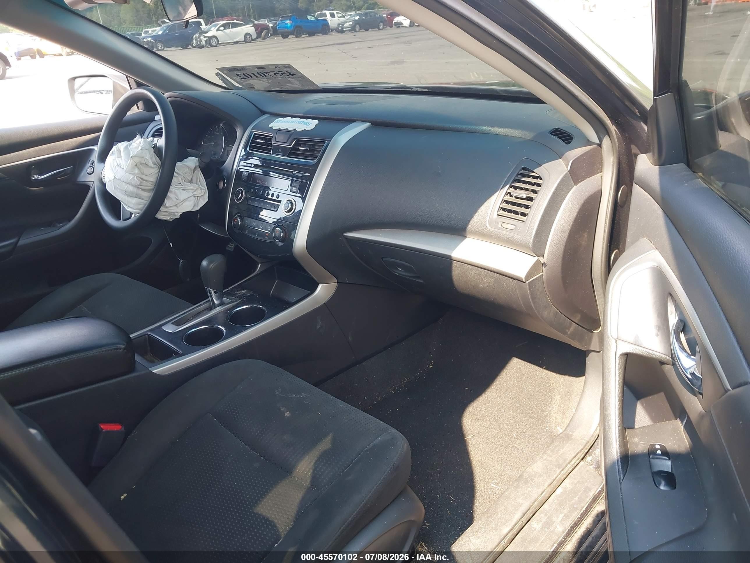 2015 Nissan Altima 2.5 S Черный vin: 1N4AL3AP6FC287009