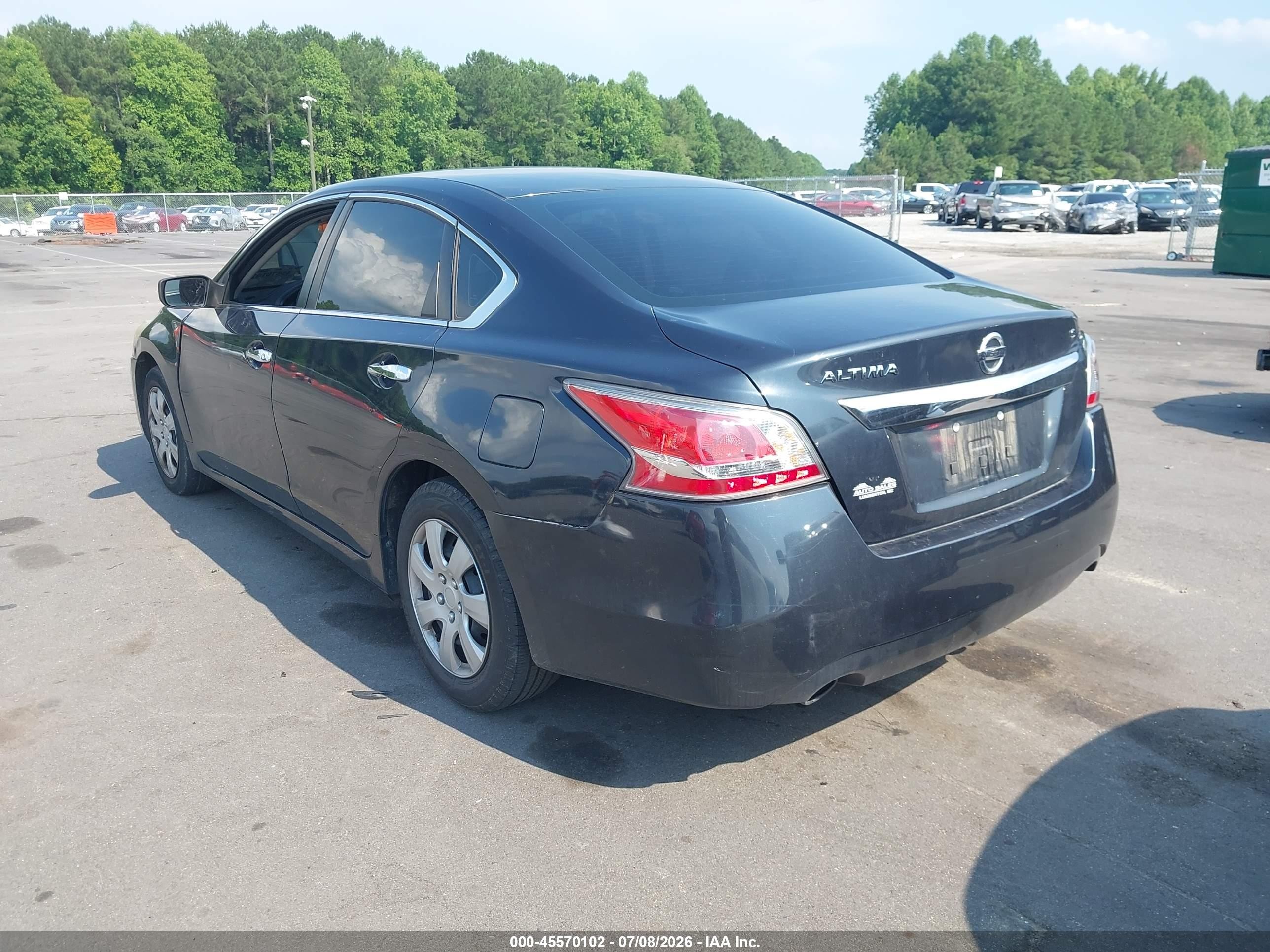 2015 Nissan Altima 2.5 S Черный vin: 1N4AL3AP6FC287009