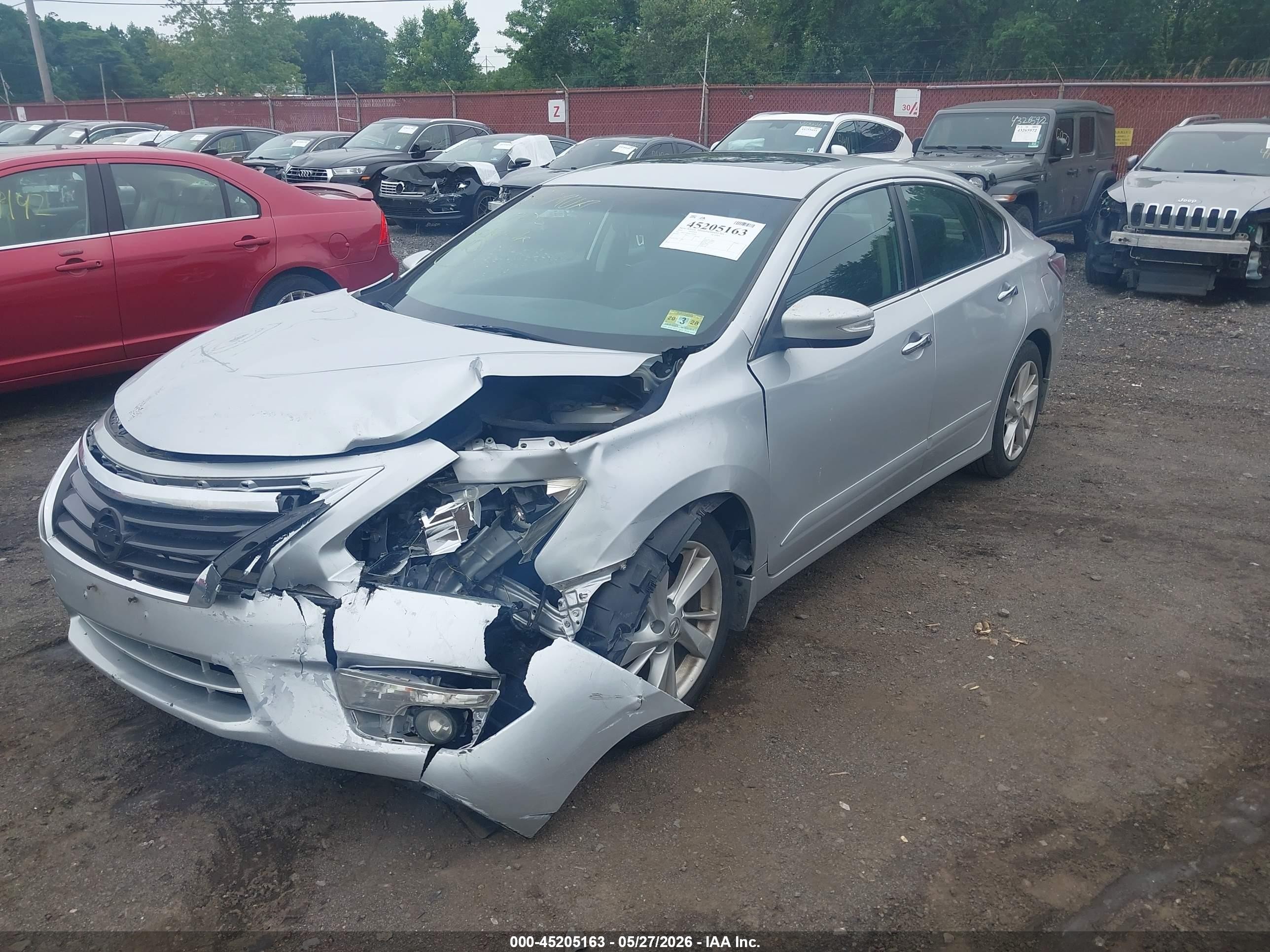 2015 Nissan Altima 2.5 Sv Серый vin: 1N4AL3AP6FC294140