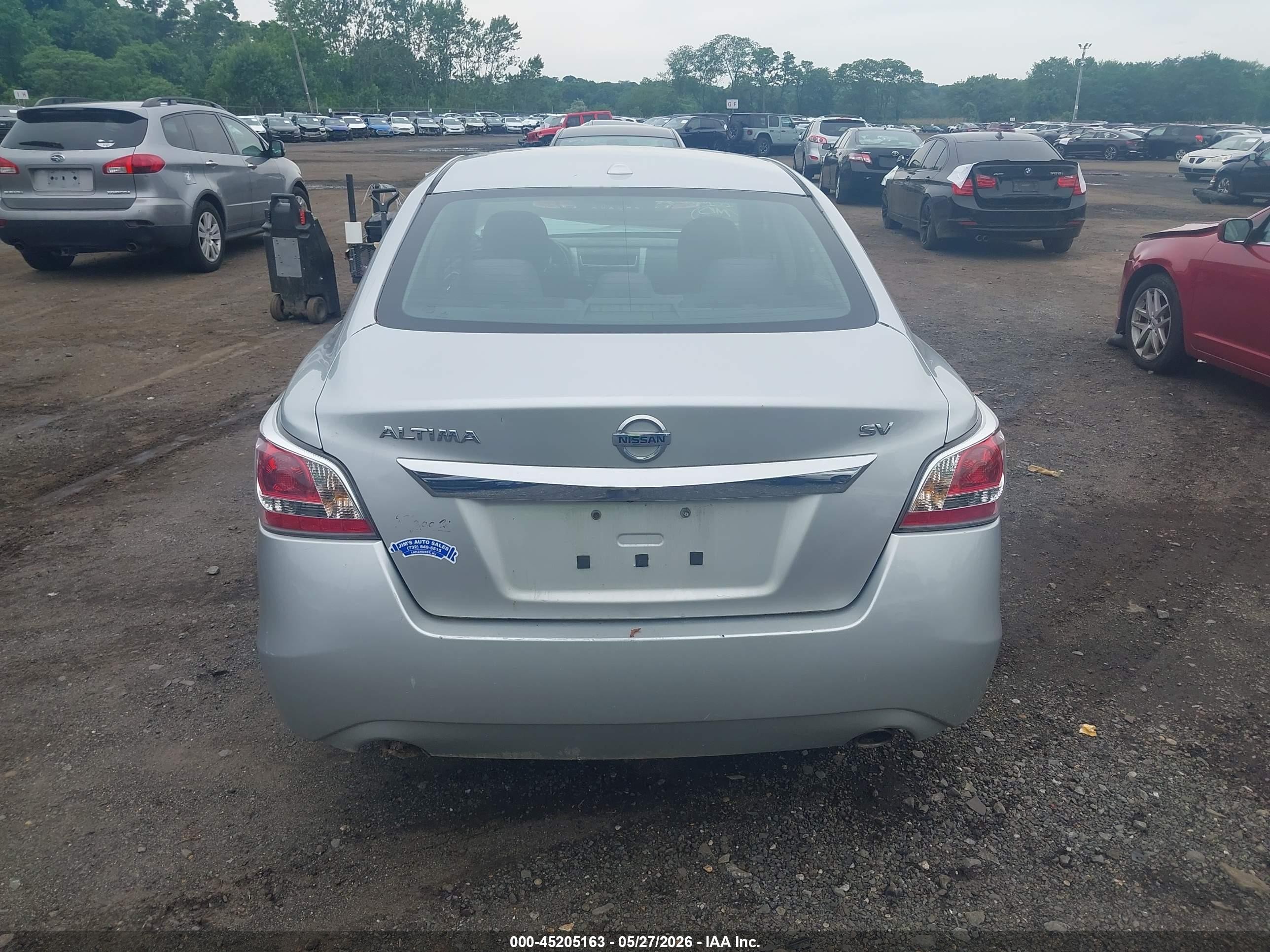 2015 Nissan Altima 2.5 Sv Серый vin: 1N4AL3AP6FC294140