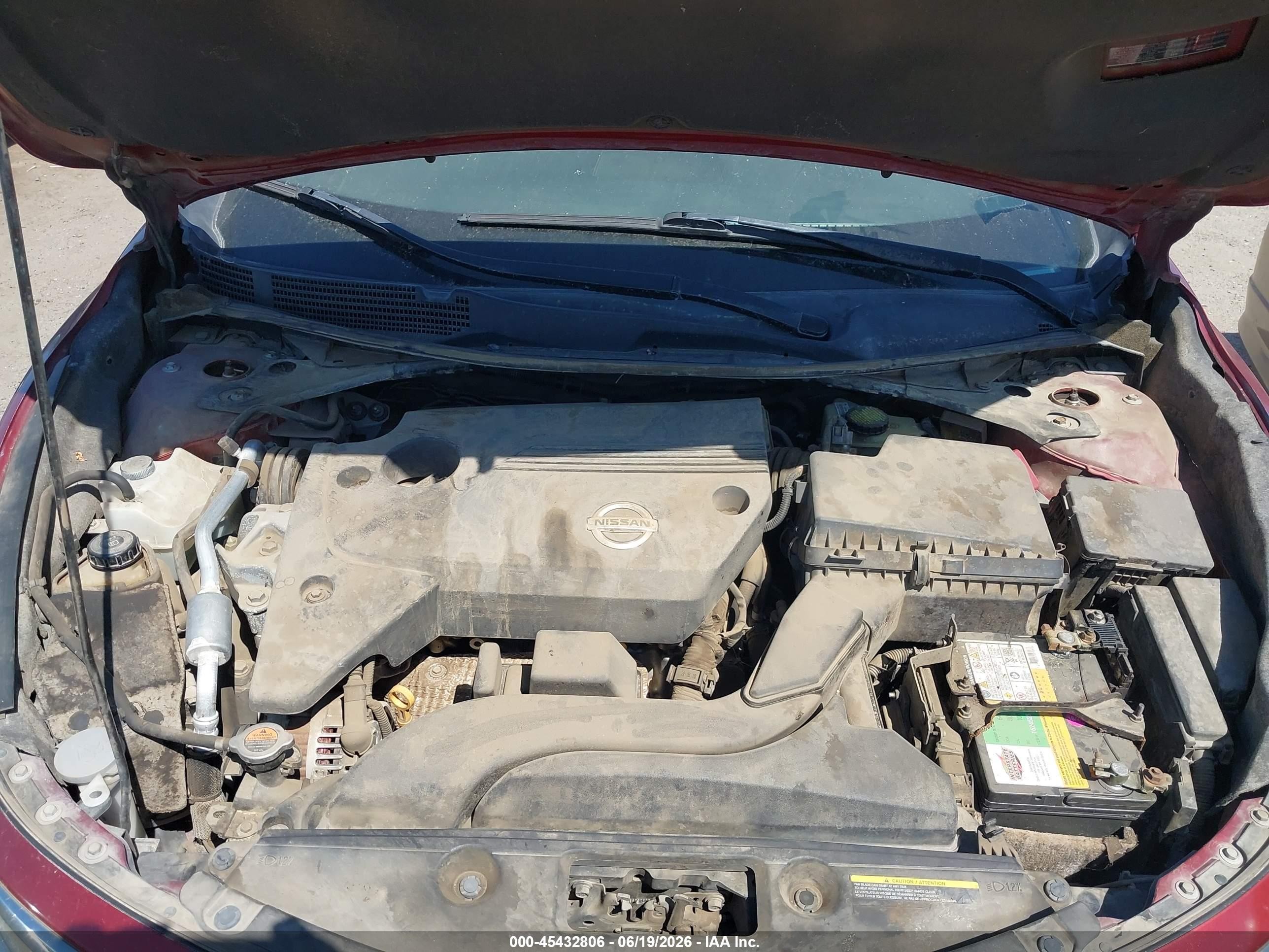 2015 Nissan Altima 2.5 Sv Red vin: 1N4AL3AP6FC296020