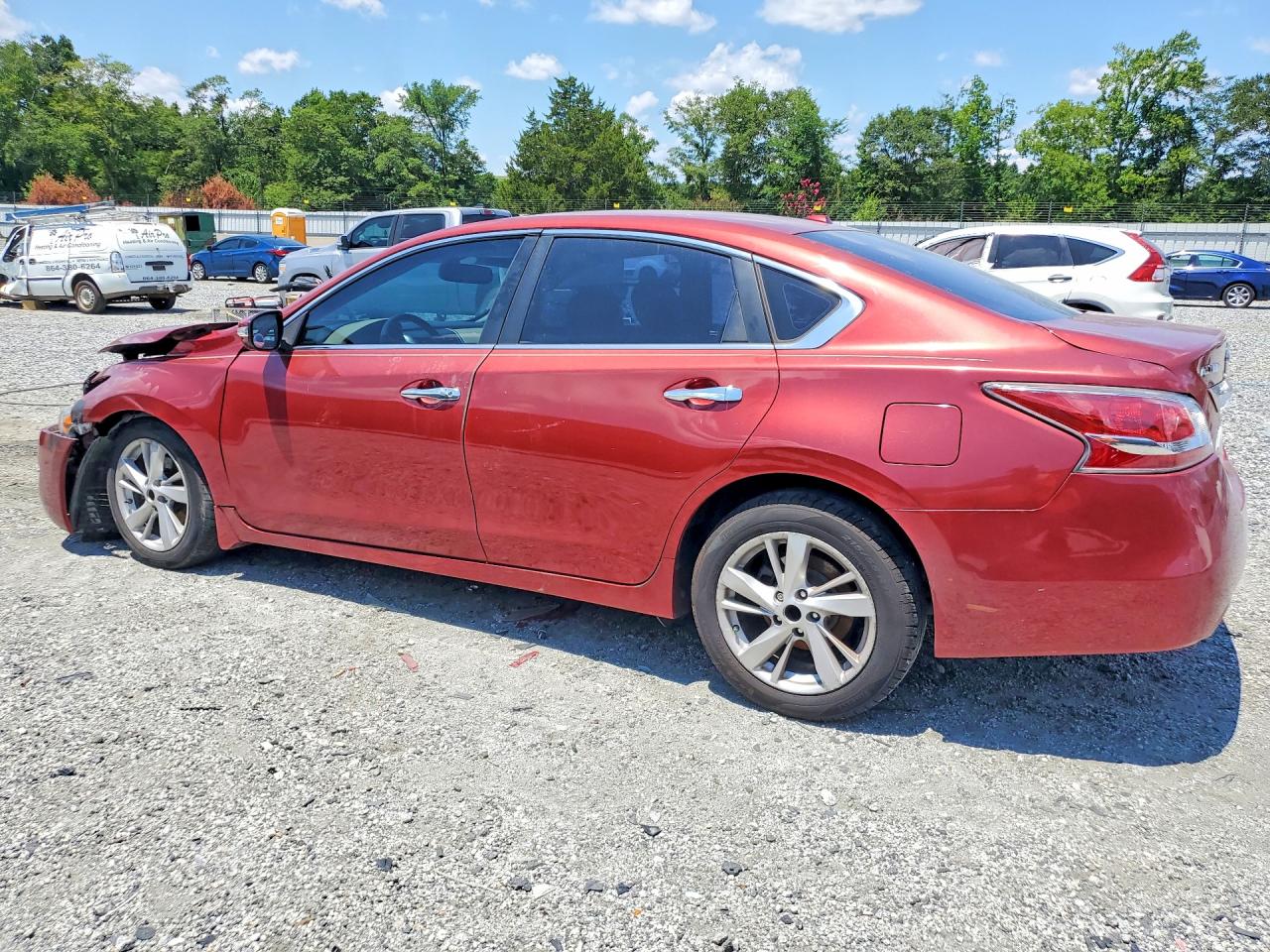 2015 Nissan Altima 2.5 Sv Красный vin: 1N4AL3AP6FC431822
