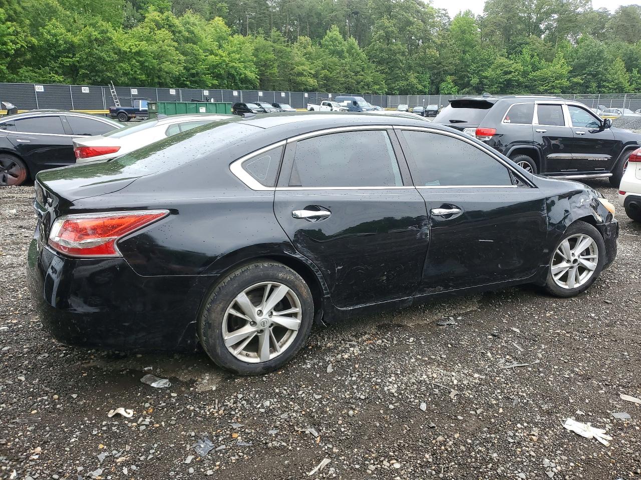 2015 Nissan Altima 2.5 Sv Black vin: 1N4AL3AP6FC434753