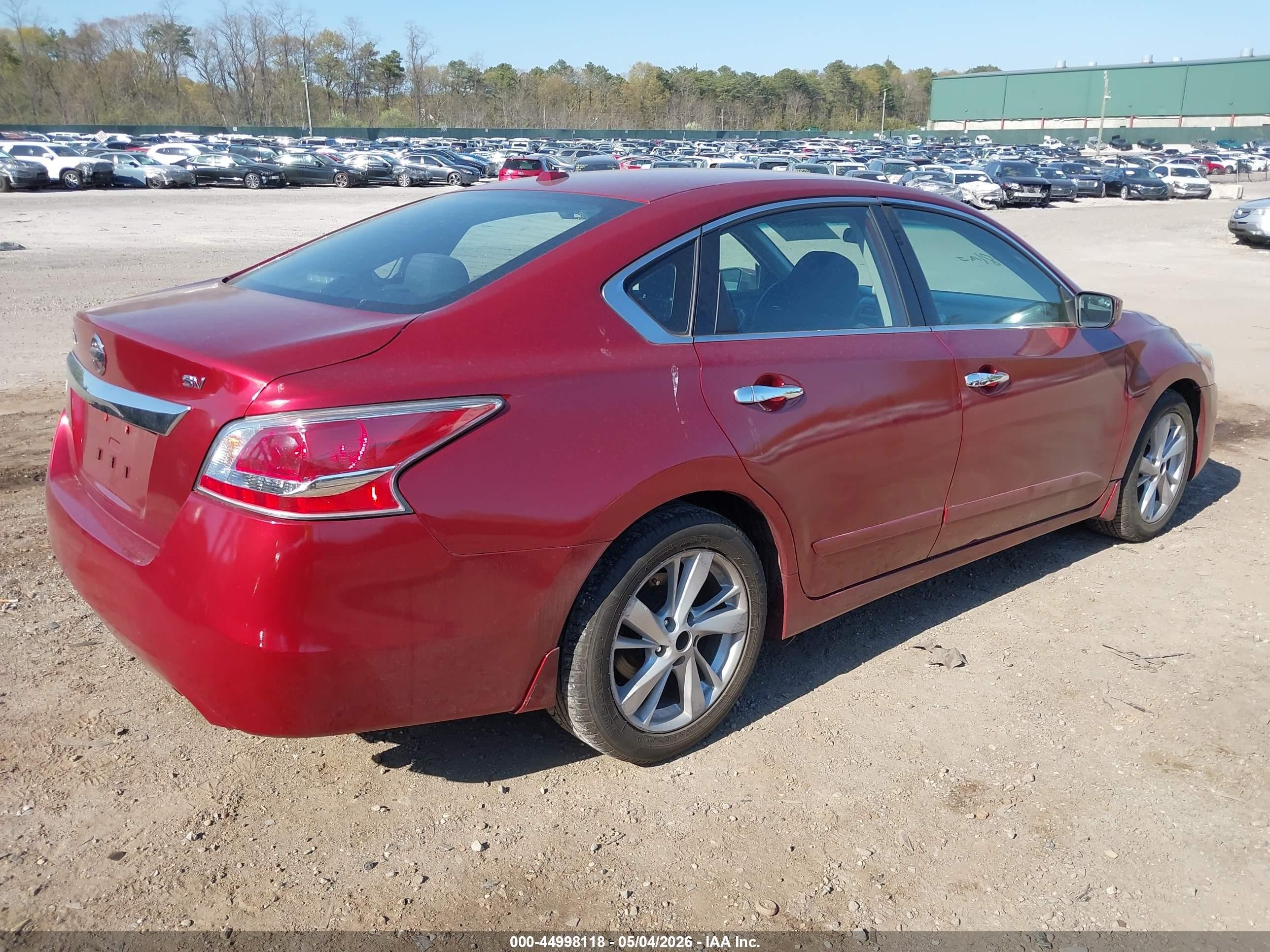 2015 Nissan Altima 2.5 Sv Red vin: 1N4AL3AP6FC435482