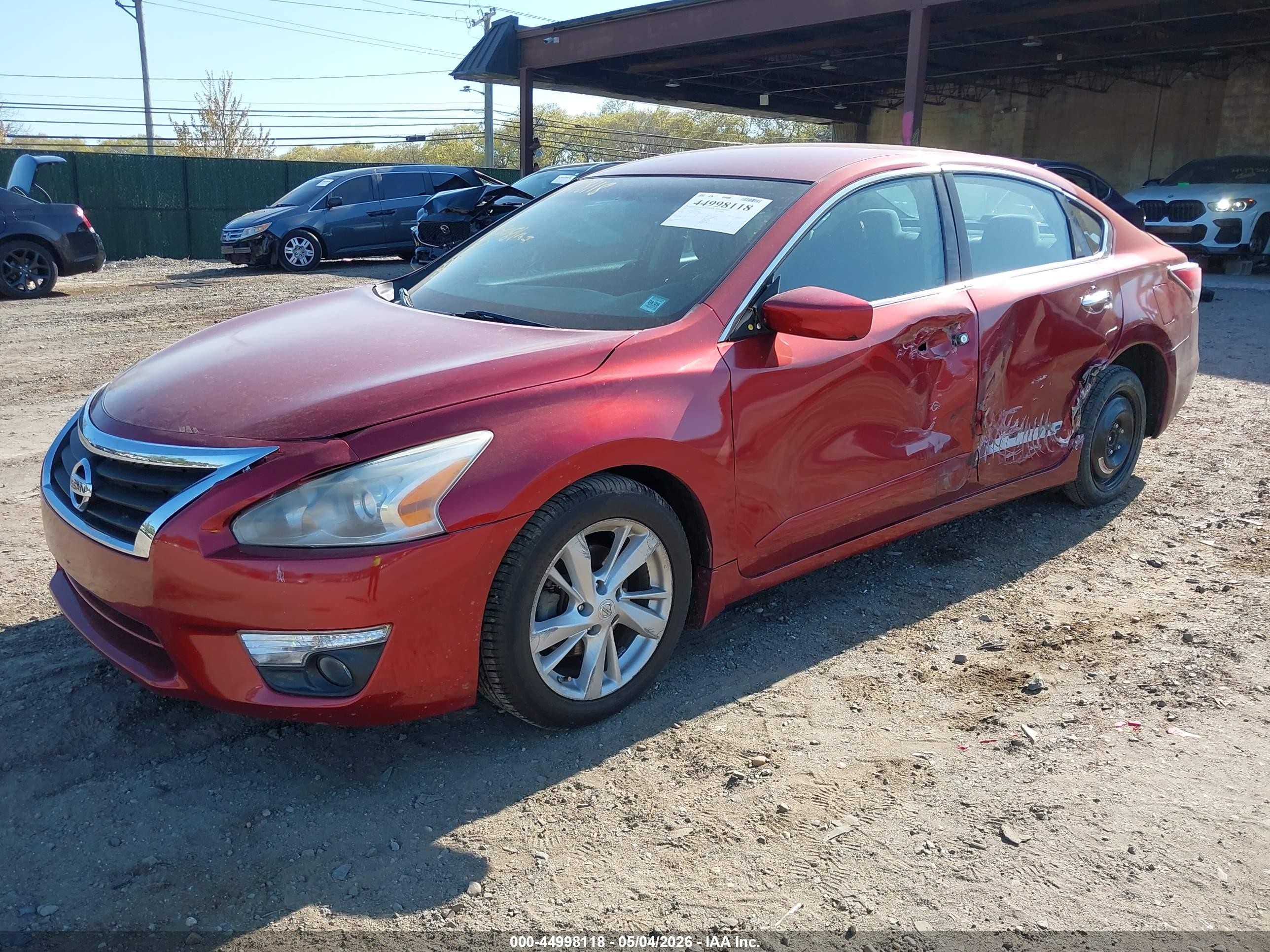 2015 Nissan Altima 2.5 Sv Red vin: 1N4AL3AP6FC435482