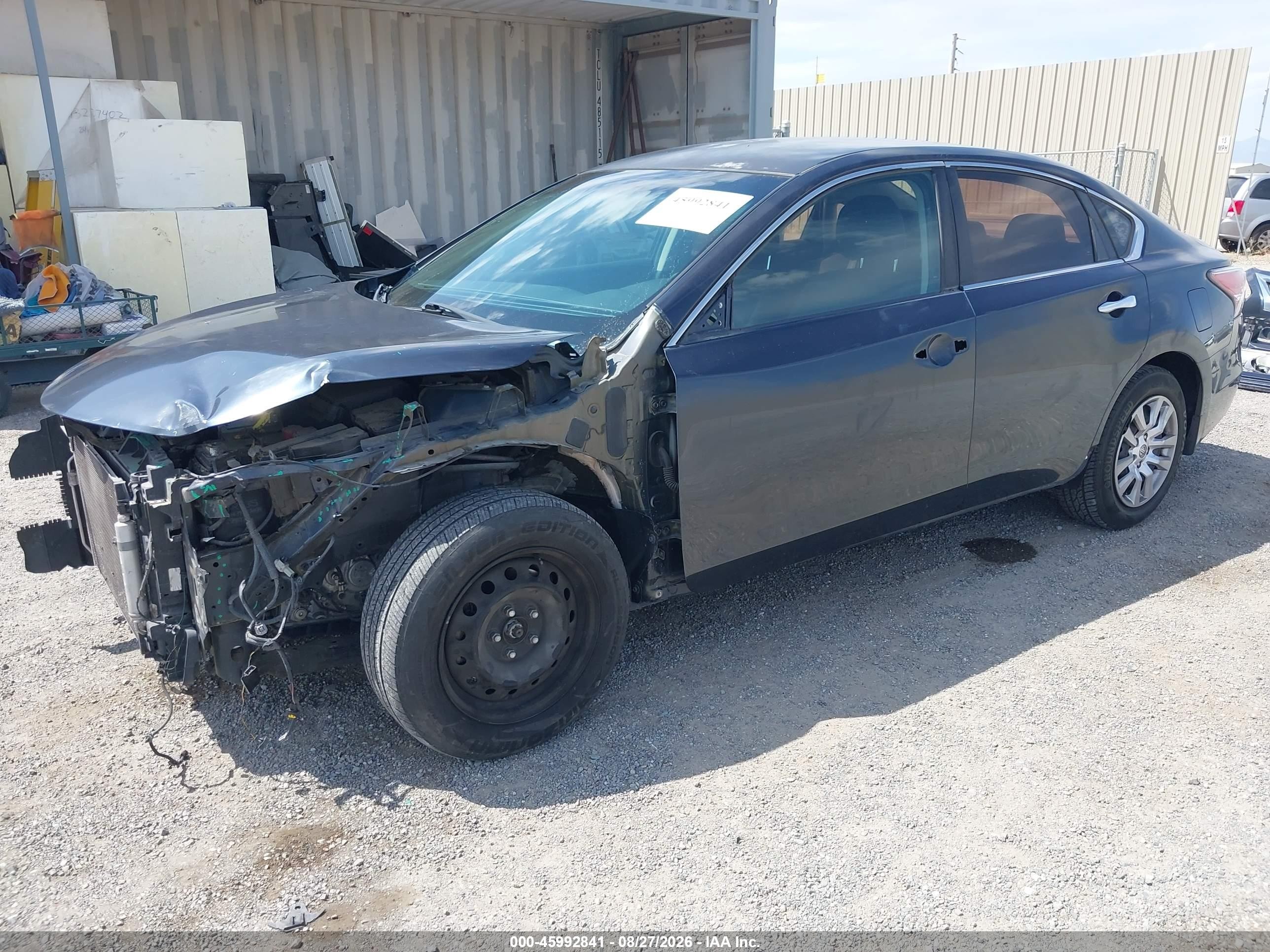 2015 Nissan Altima 2.5 S Gray vin: 1N4AL3AP6FC461581