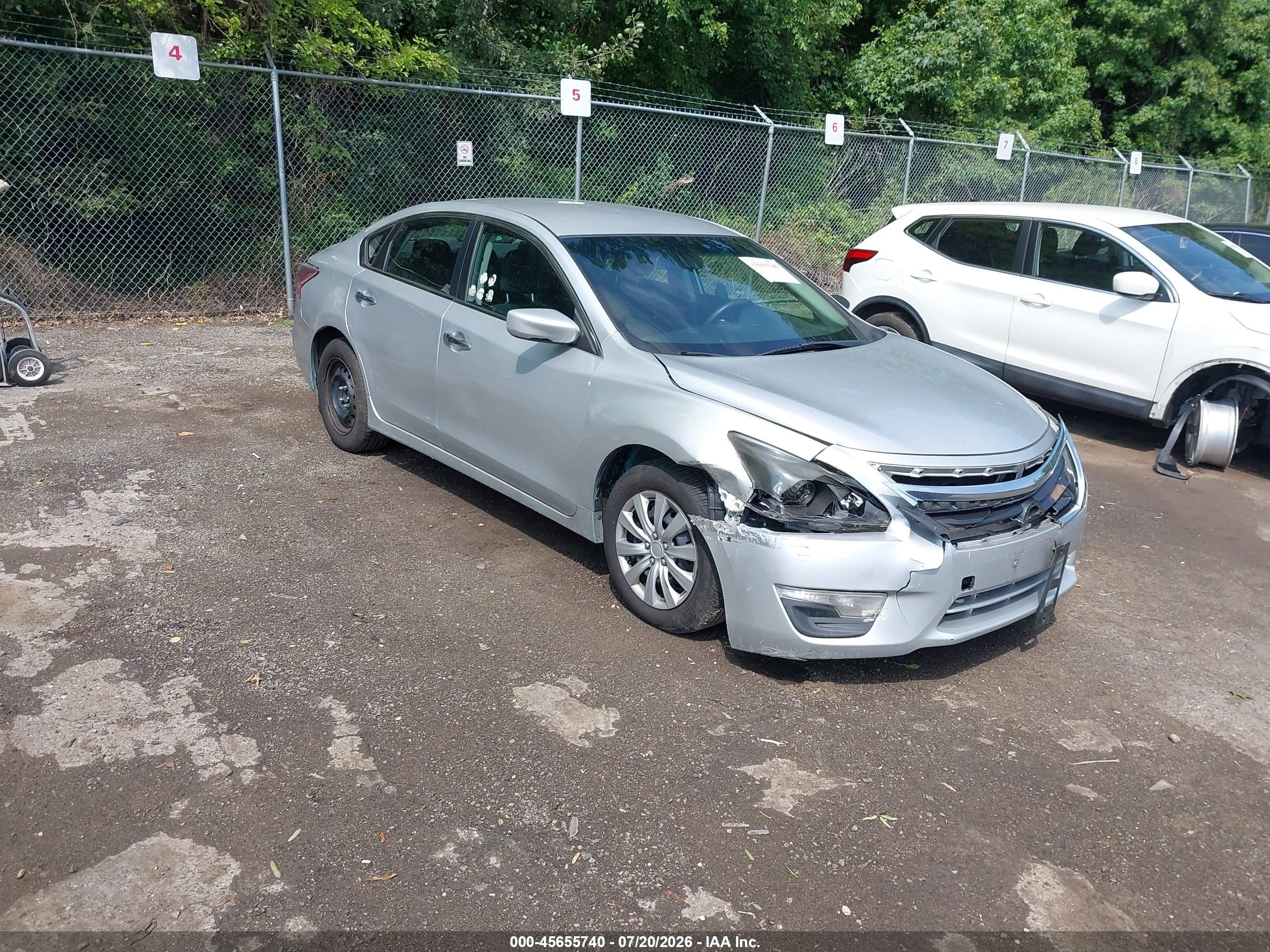 2015 Nissan Altima 2.5/2.5 S/2.5 Sl/2.5 Sv Silver vin: 1N4AL3AP6FC482933