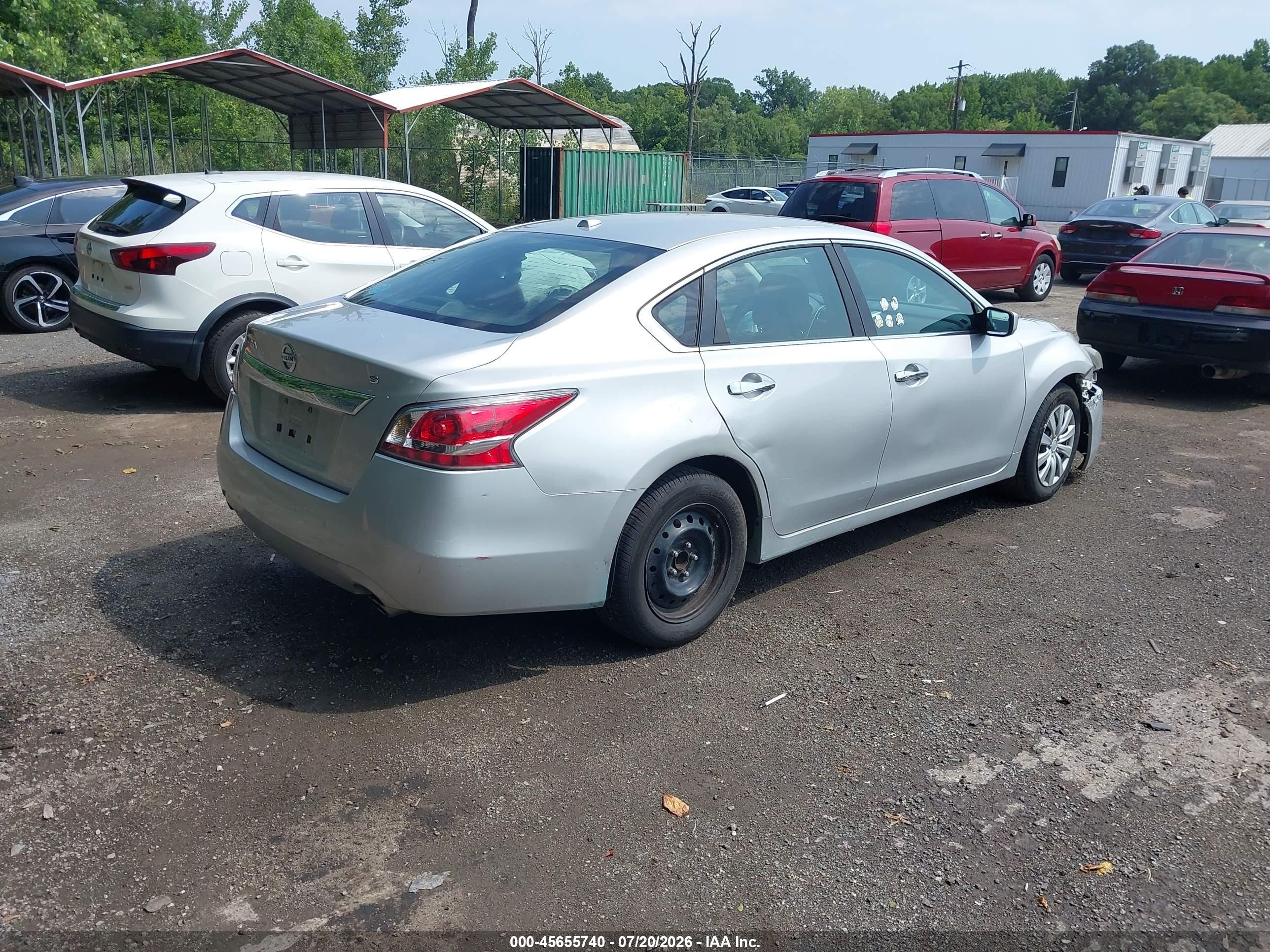 2015 Nissan Altima 2.5/2.5 S/2.5 Sl/2.5 Sv Silver vin: 1N4AL3AP6FC482933