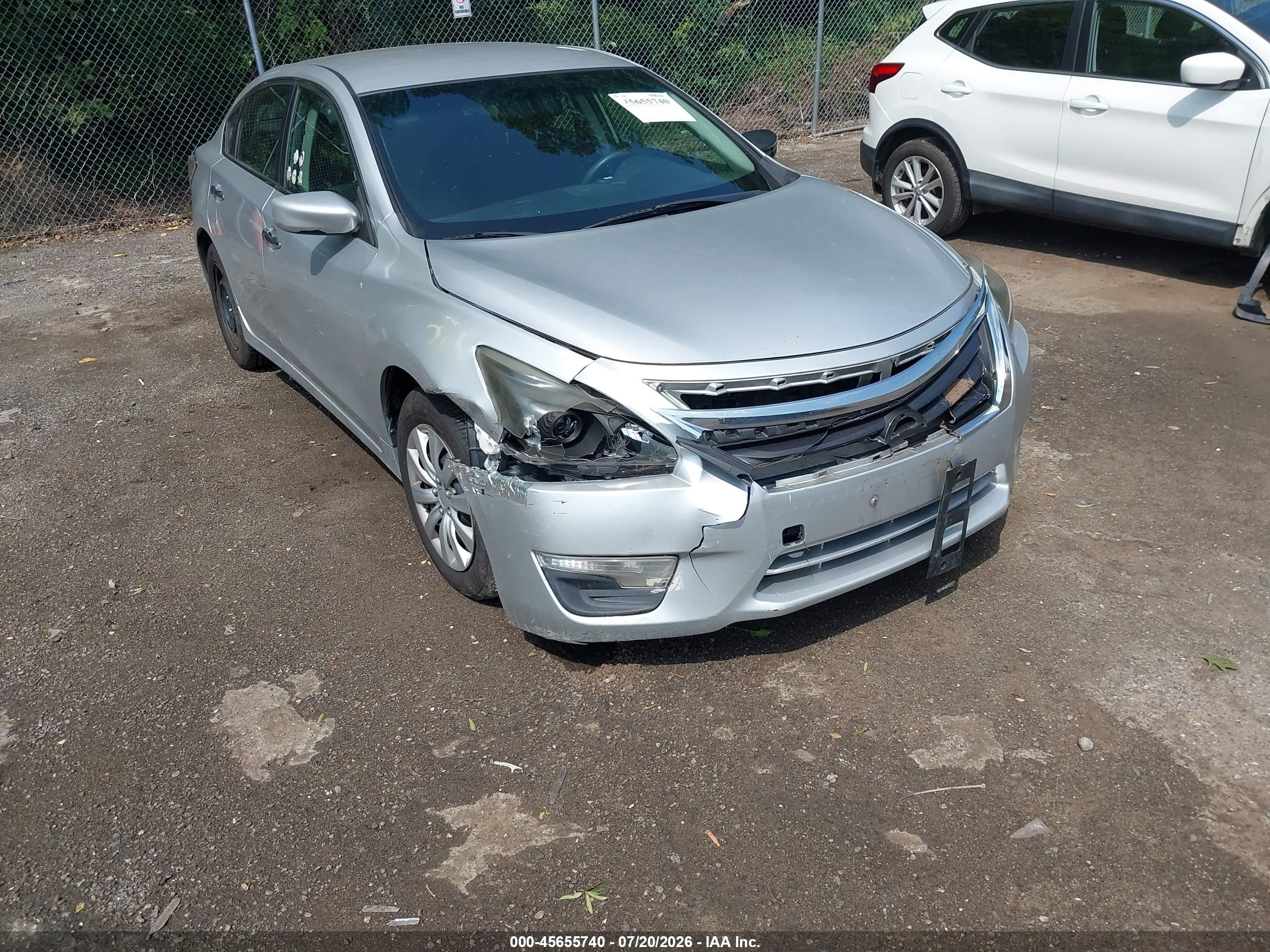 2015 Nissan Altima 2.5/2.5 S/2.5 Sl/2.5 Sv Silver vin: 1N4AL3AP6FC482933