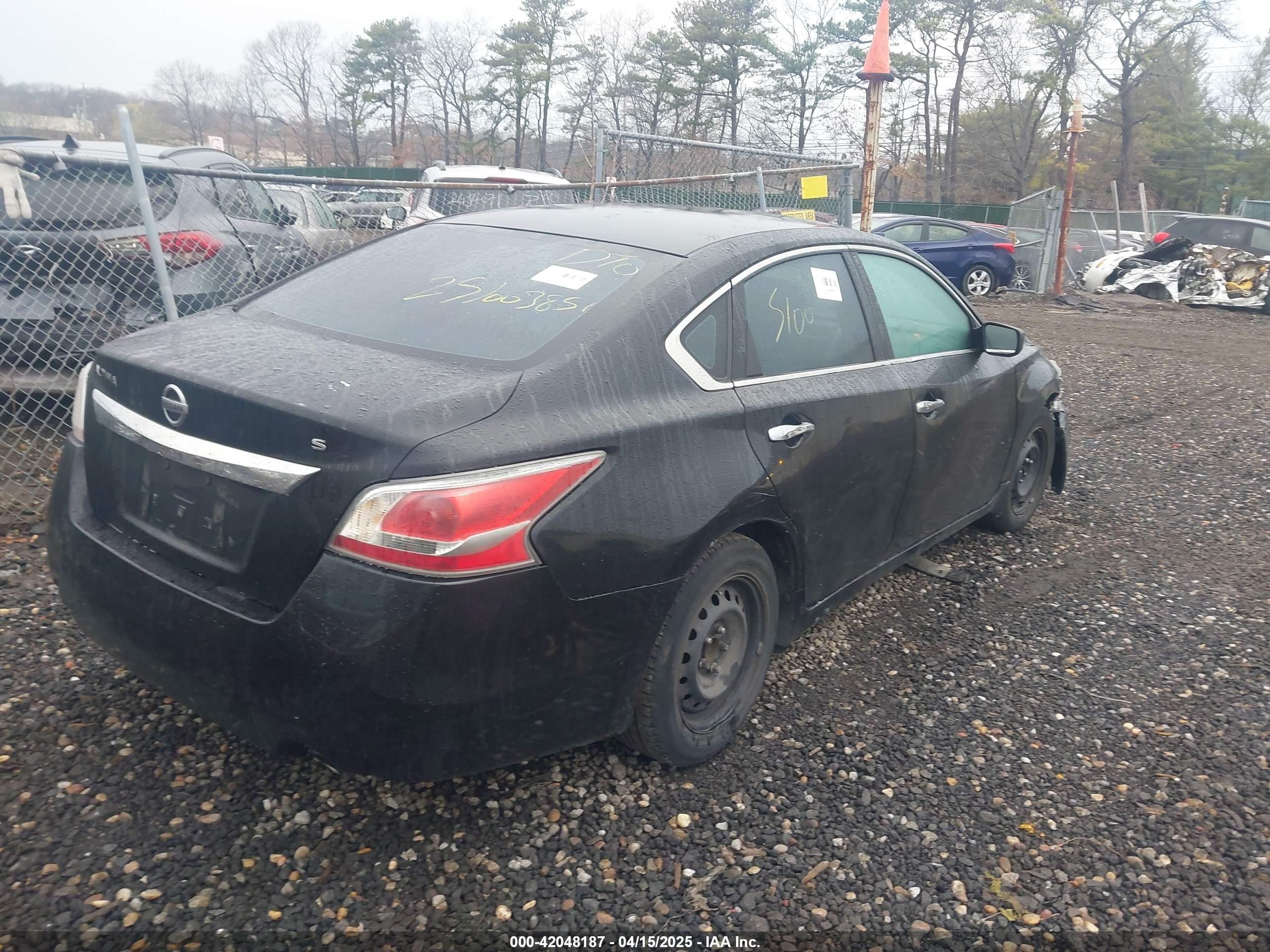 2015 Nissan Altima 2.5/2.5 S/2.5 Sl/2.5 Sv Black vin: 1N4AL3AP6FC484360