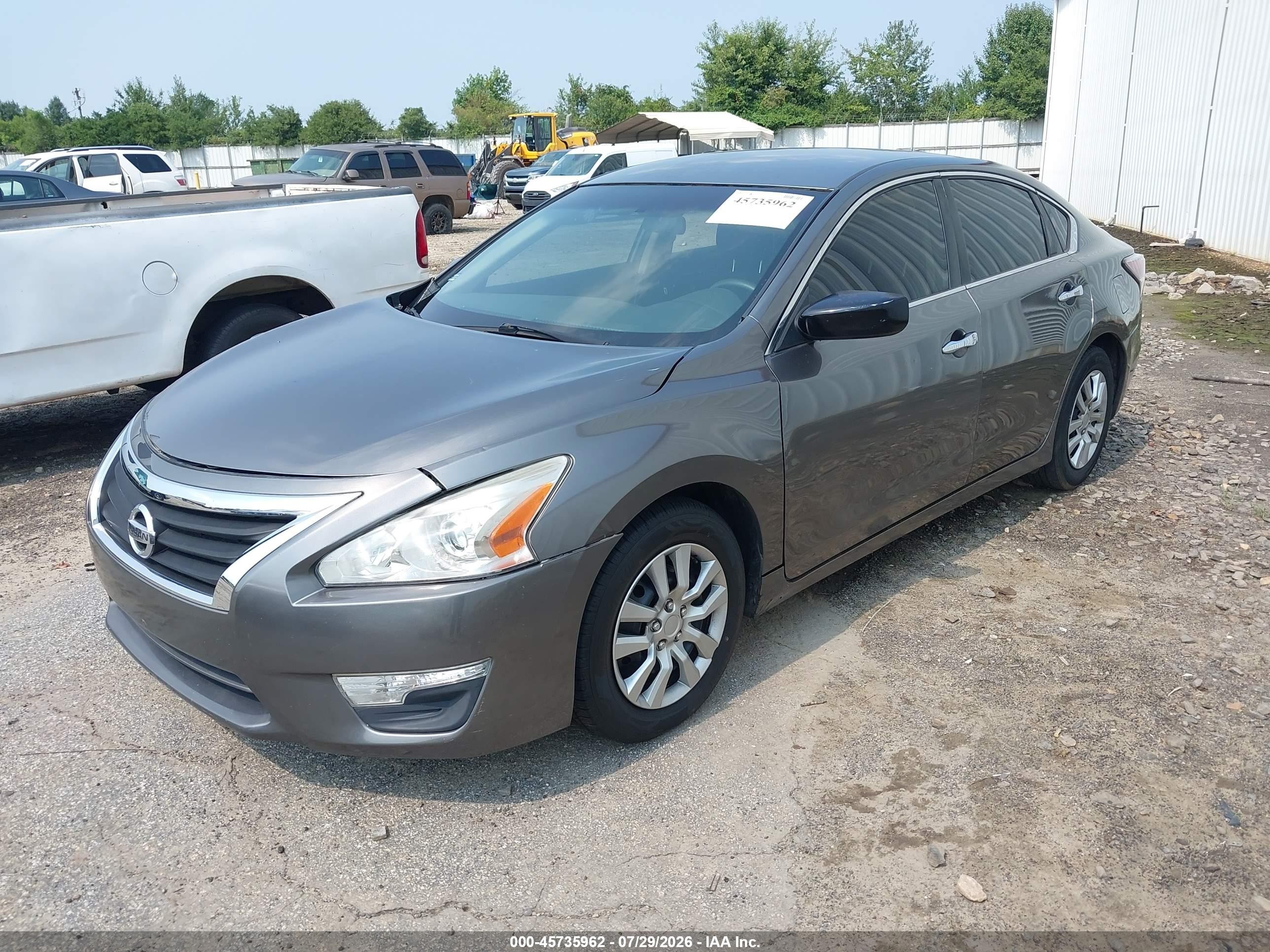 2015 Nissan Altima 2.5/2.5 S/2.5 Sl/2.5 Sv Серый vin: 1N4AL3AP6FC495584