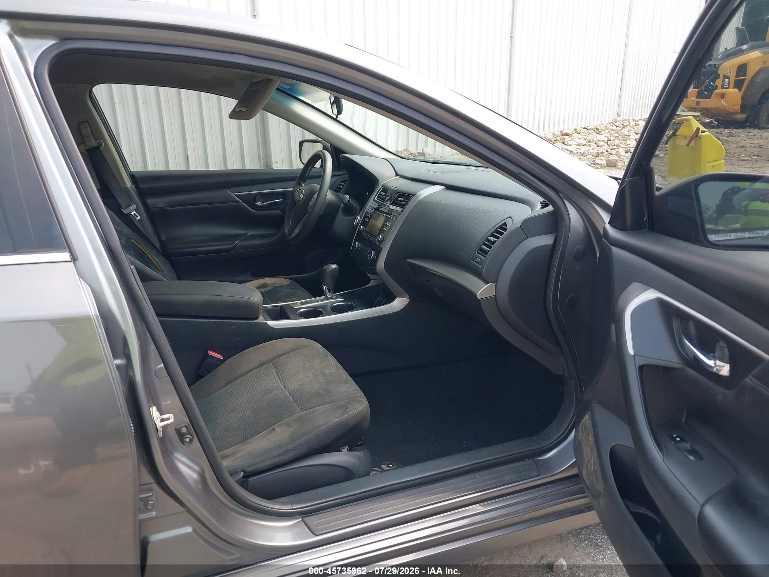 2015 Nissan Altima 2.5/2.5 S/2.5 Sl/2.5 Sv Серый vin: 1N4AL3AP6FC495584