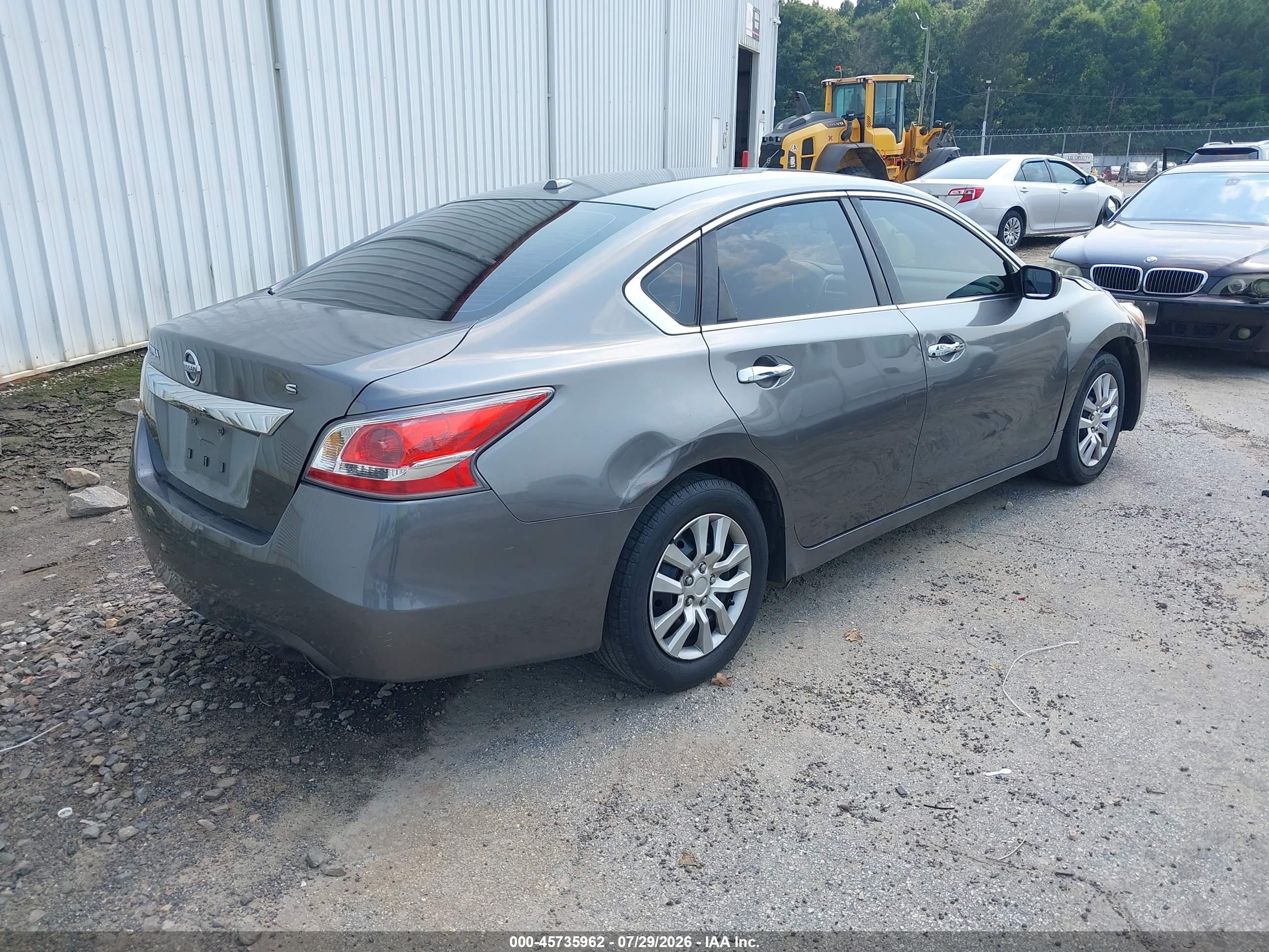 2015 Nissan Altima 2.5/2.5 S/2.5 Sl/2.5 Sv Серый vin: 1N4AL3AP6FC495584