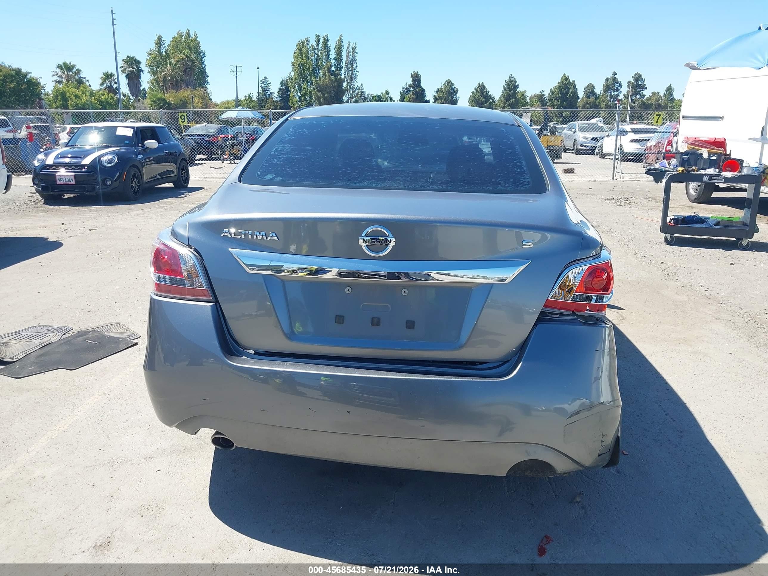 2015 Nissan Altima 2.5 S Gray vin: 1N4AL3AP6FC498128