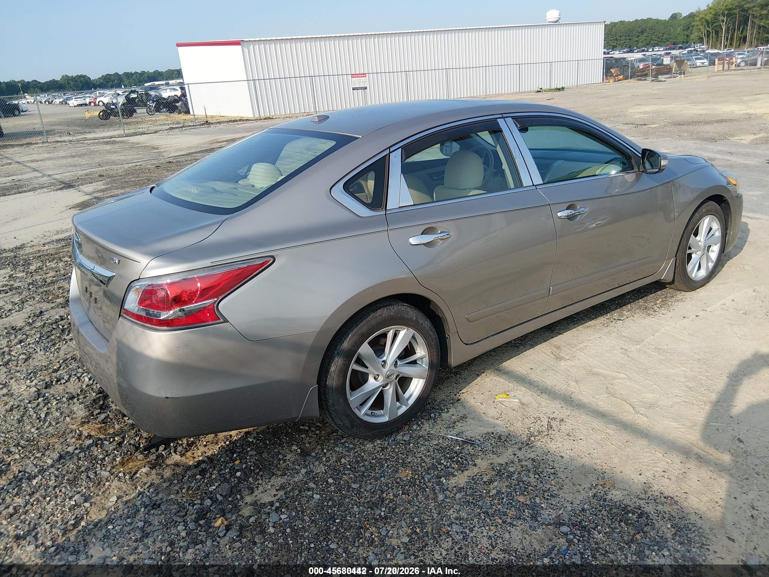 2015 Nissan Altima 2.5 Sv Gold vin: 1N4AL3AP6FC592185
