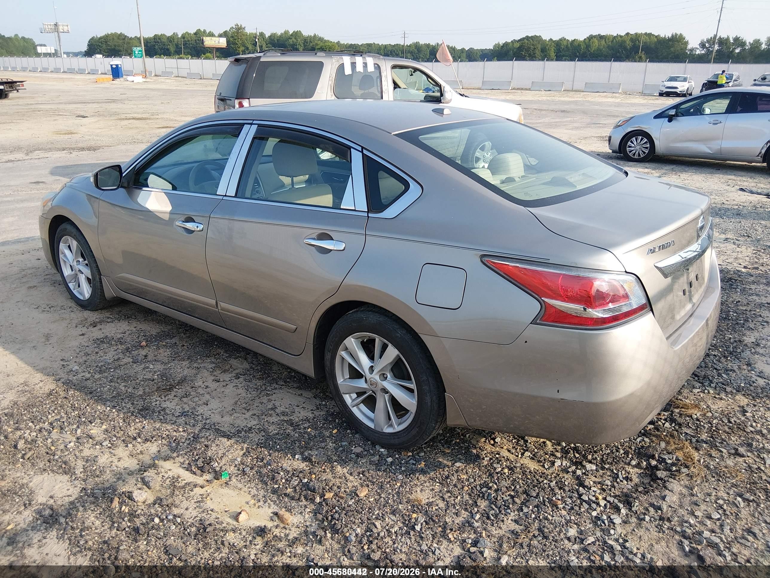 2015 Nissan Altima 2.5 Sv Gold vin: 1N4AL3AP6FC592185
