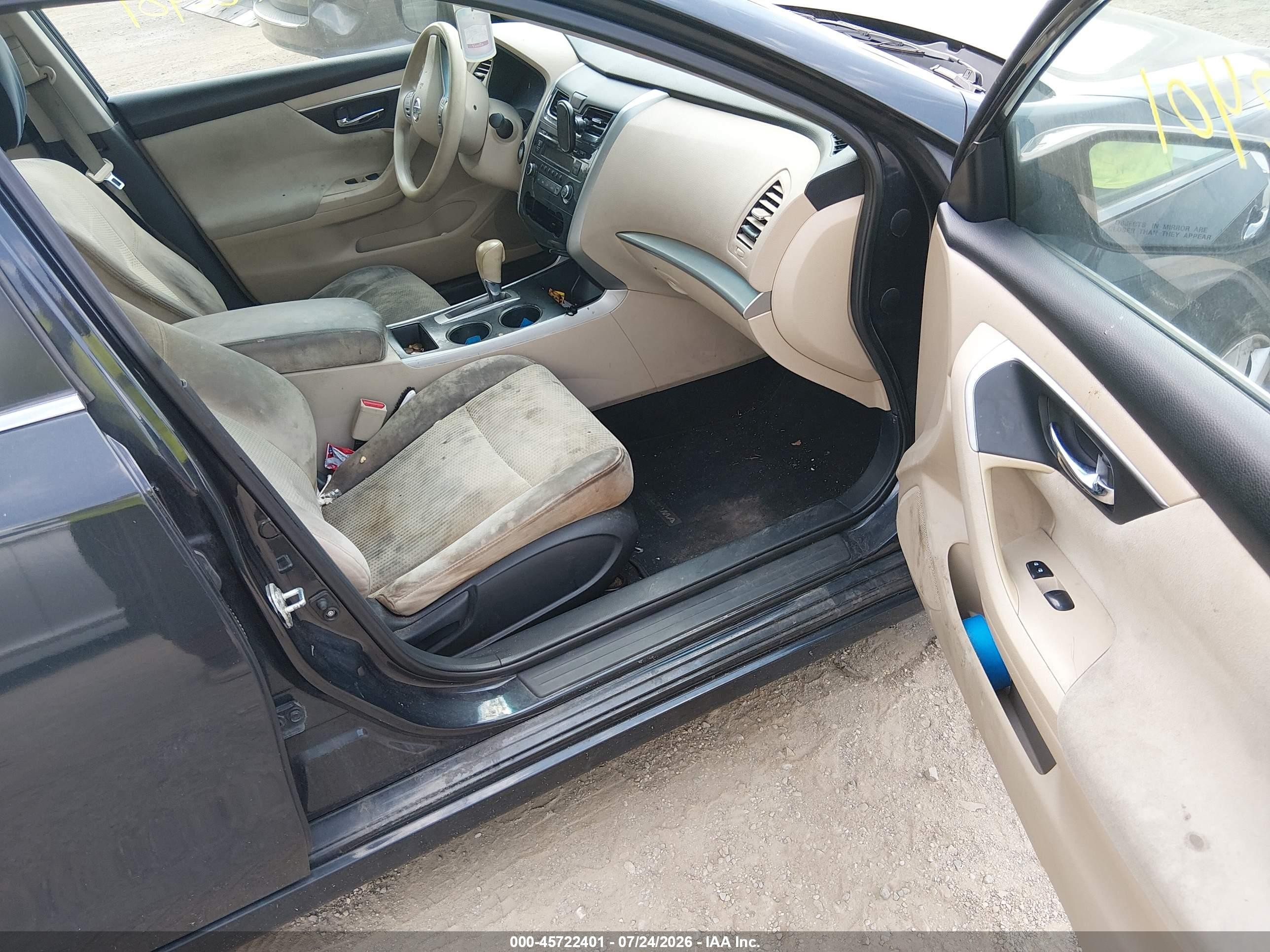 2015 Nissan Altima 2.5/2.5 S/2.5 Sl/2.5 Sv Black vin: 1N4AL3AP6FN301544