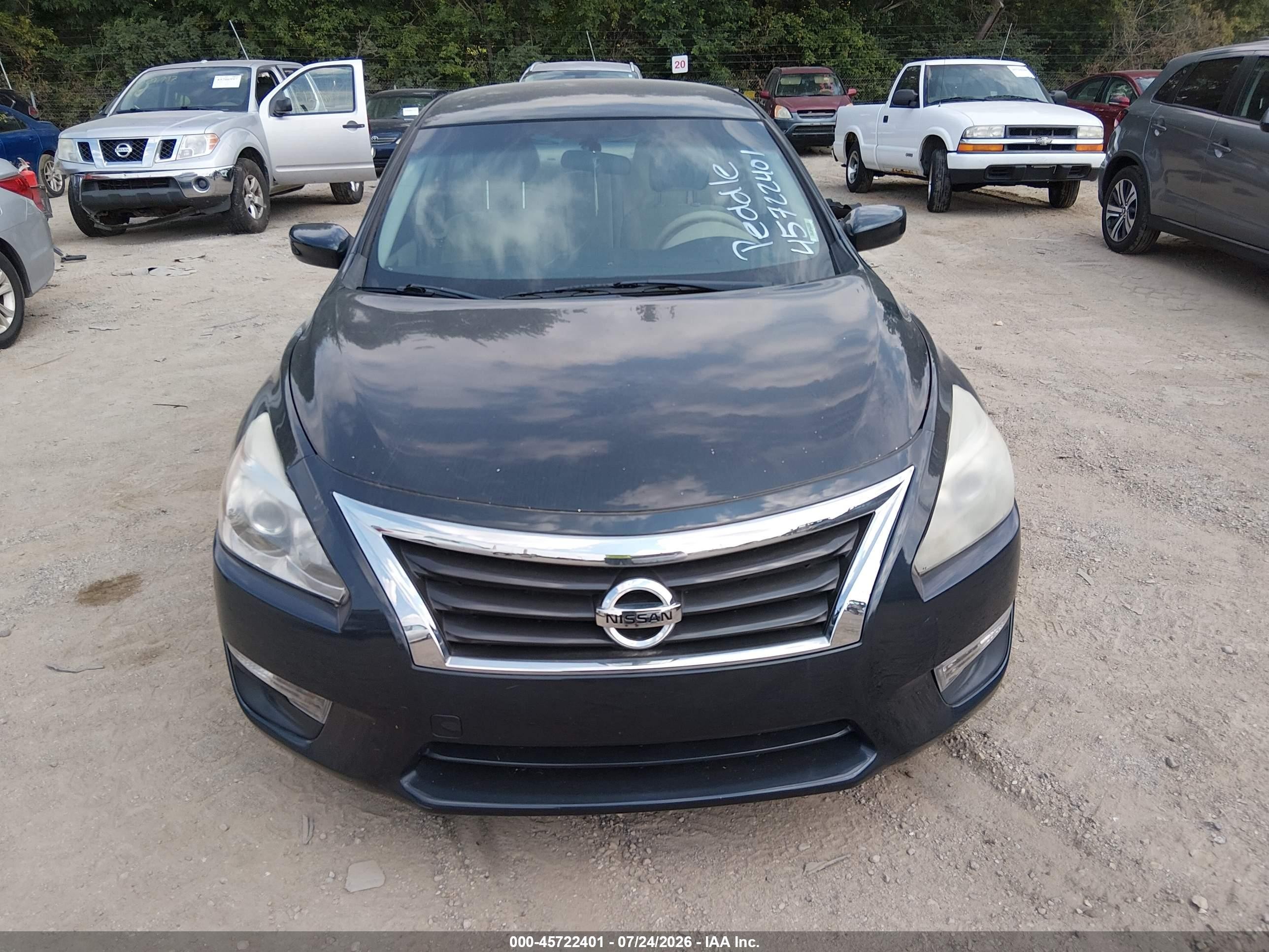2015 Nissan Altima 2.5/2.5 S/2.5 Sl/2.5 Sv Black vin: 1N4AL3AP6FN301544