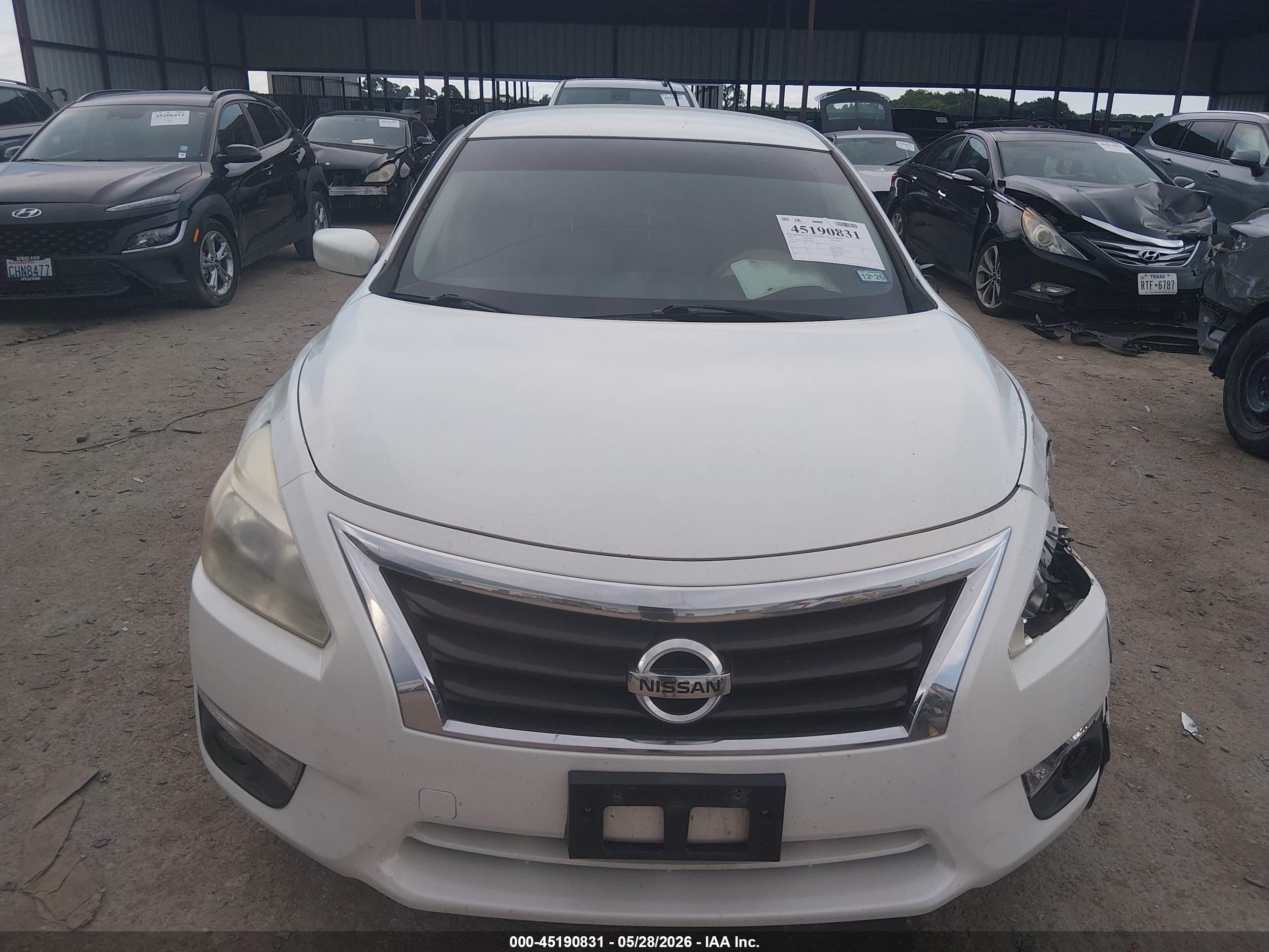 2015 Nissan Altima 2.5 S White vin: 1N4AL3AP6FN322832
