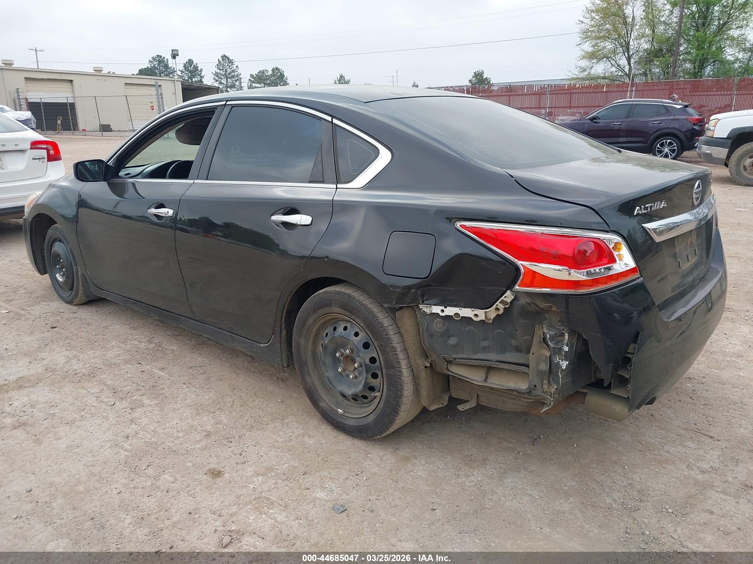 2015 Nissan Altima 2.5 S Black vin: 1N4AL3AP6FN348296