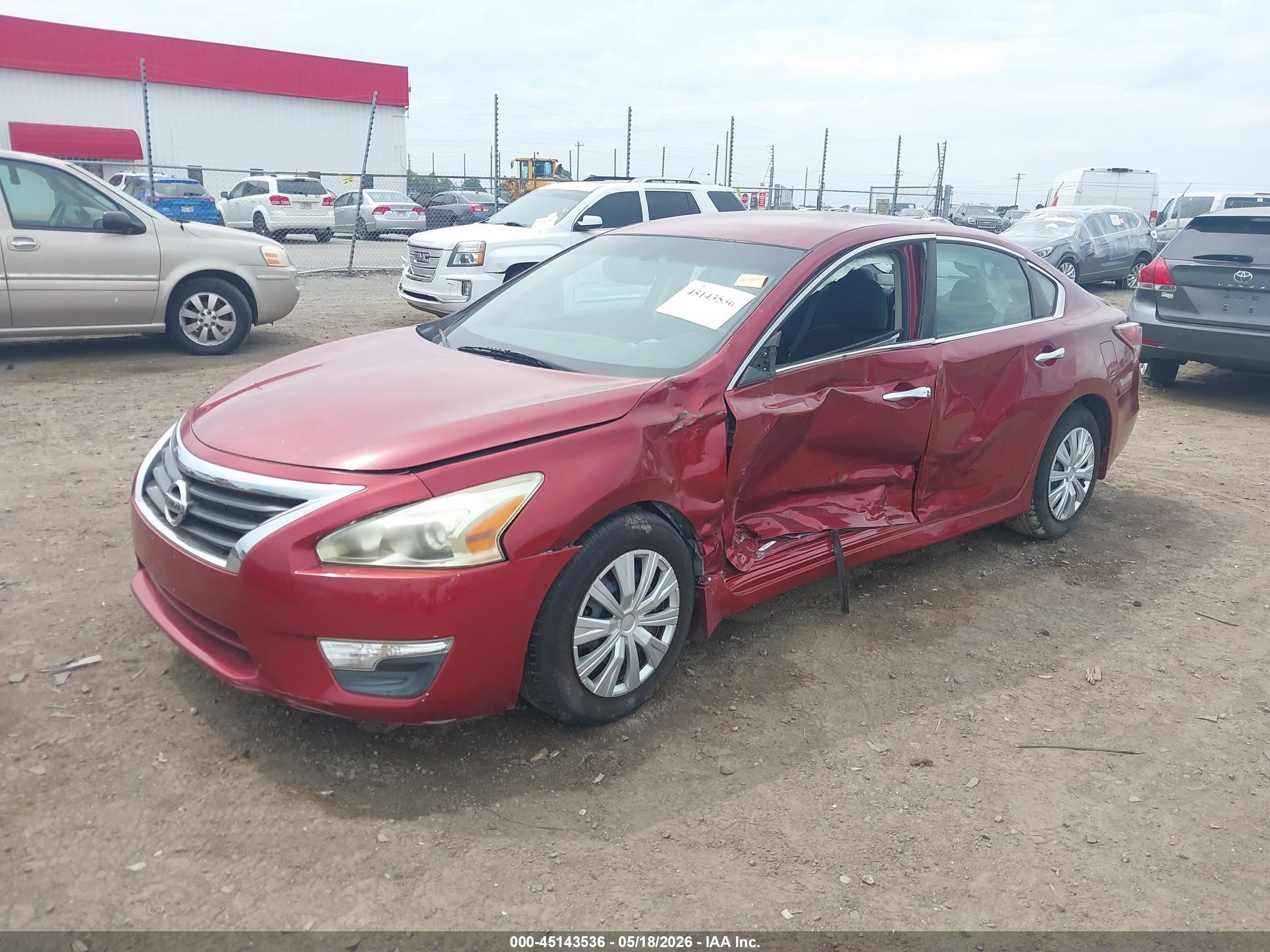 2015 Nissan Altima 2.5 S Red vin: 1N4AL3AP6FN352588