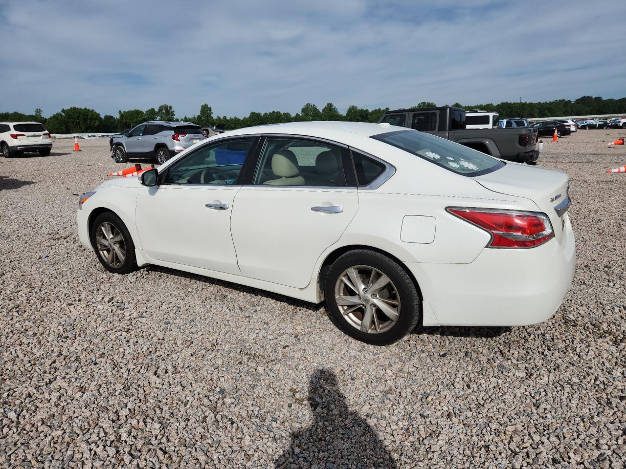 2015 Nissan Altima 2.5 White vin: 1N4AL3AP6FN355152