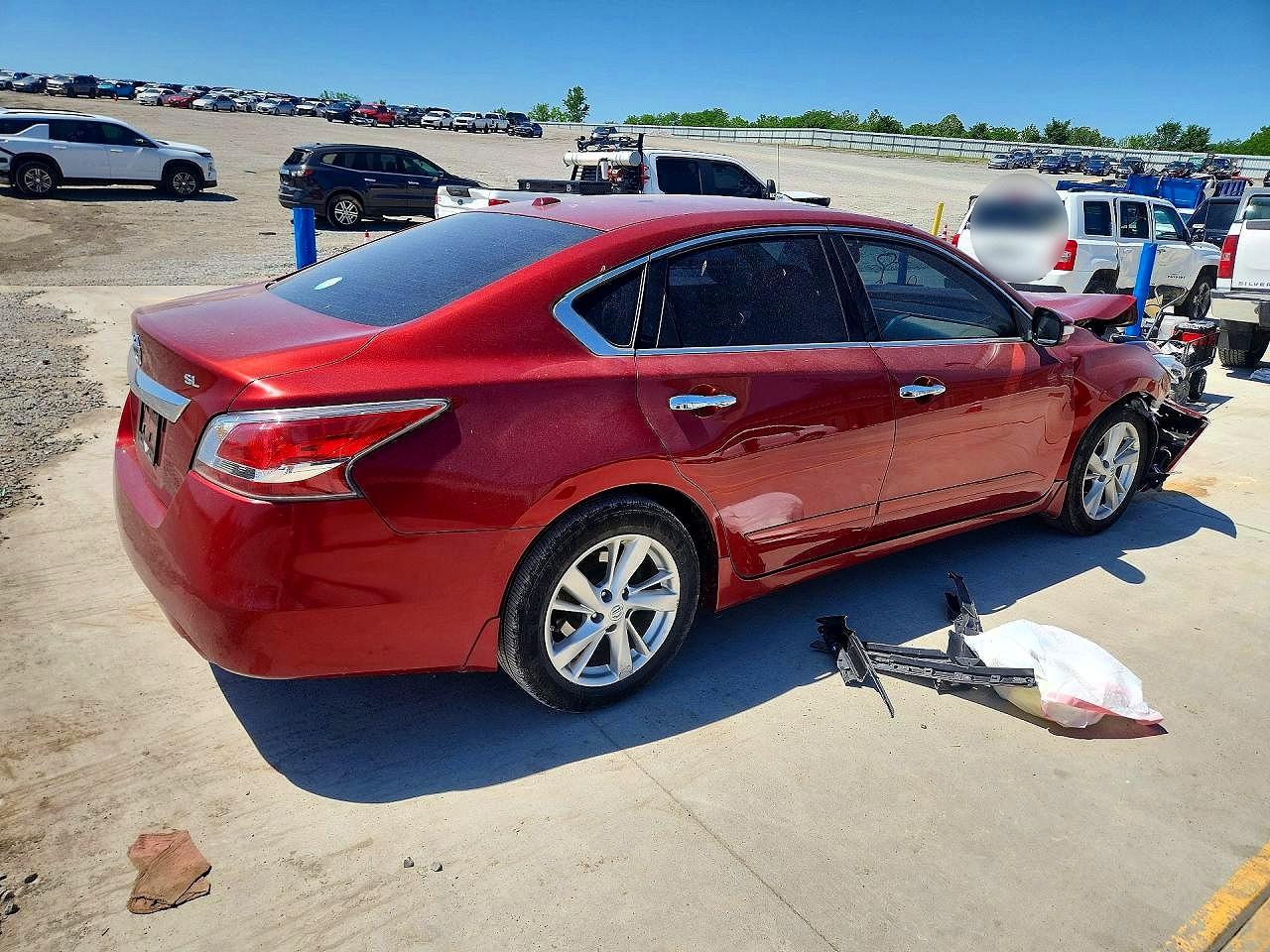 2015 Nissan Altima 2.5 Sl Red vin: 1N4AL3AP6FN355362